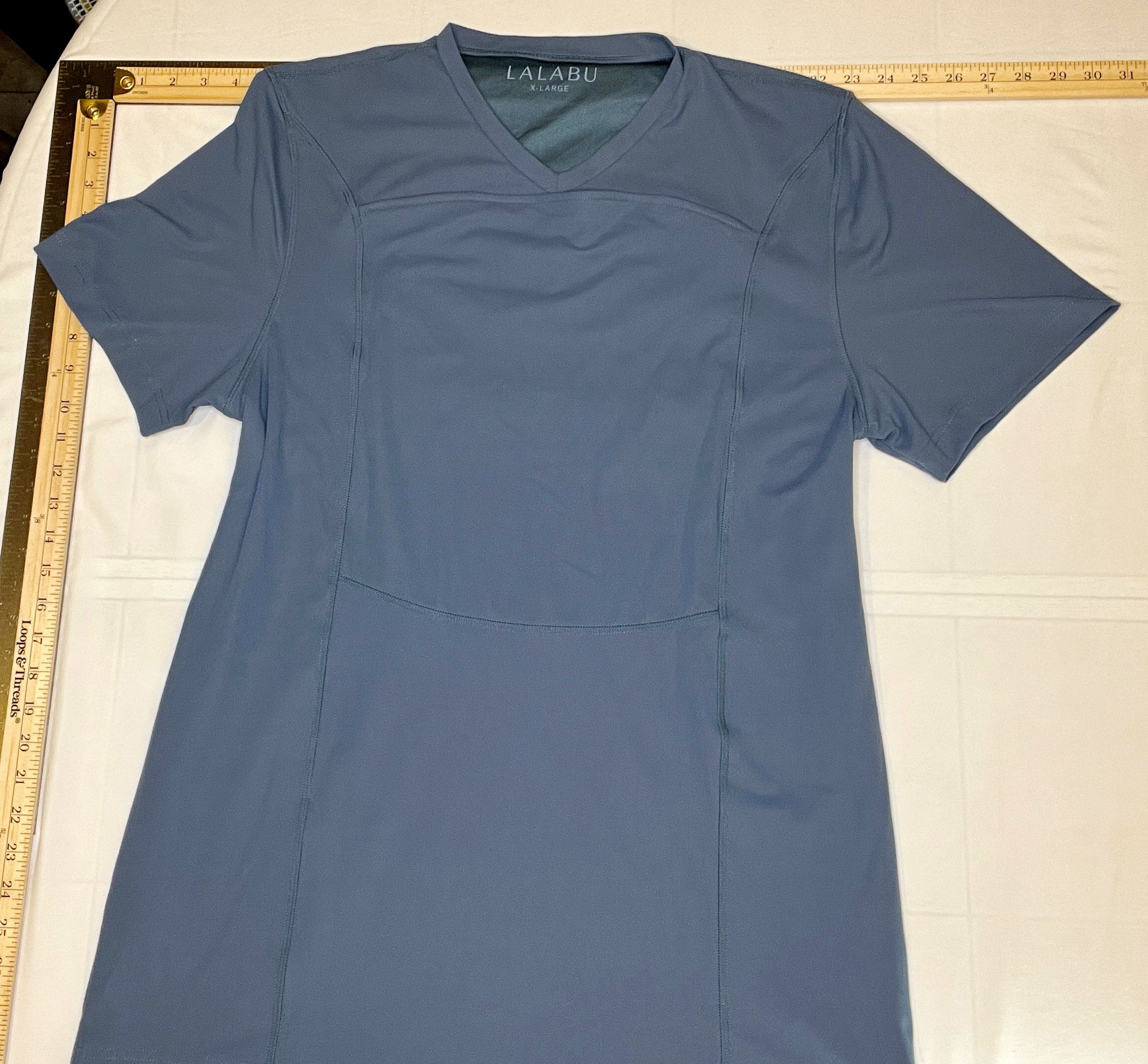 Other Lalabu Dad Shirt Mens XL Blue Baby Carrying Pouch Size US XL / EU 56 / 4 - 1 Thumbnail
