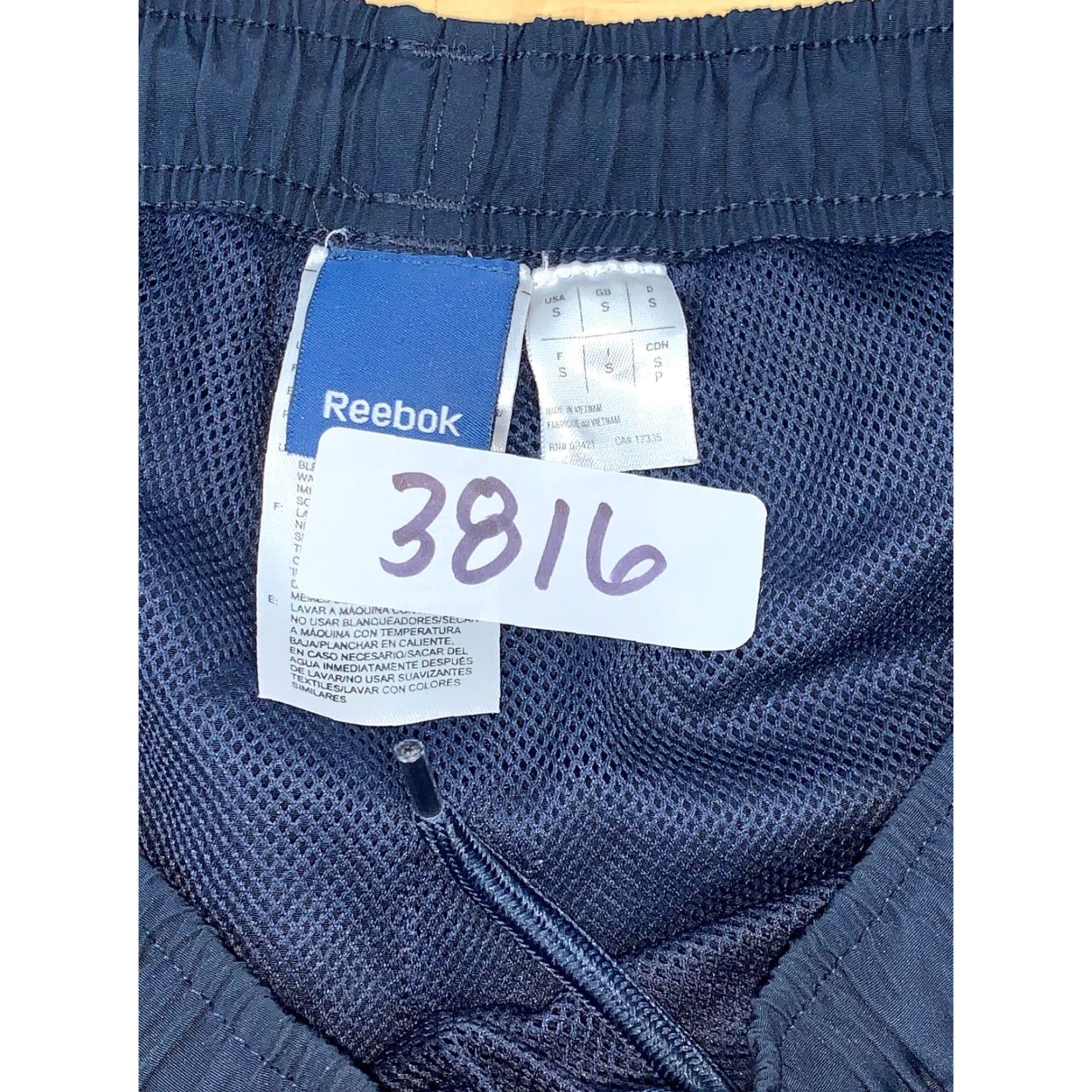 Reebok Reebok Track Pants Sports Activewear Casual Blue Small Unisex Adults Pants Size US S / EU 44-46 / 1 - 5 Thumbnail