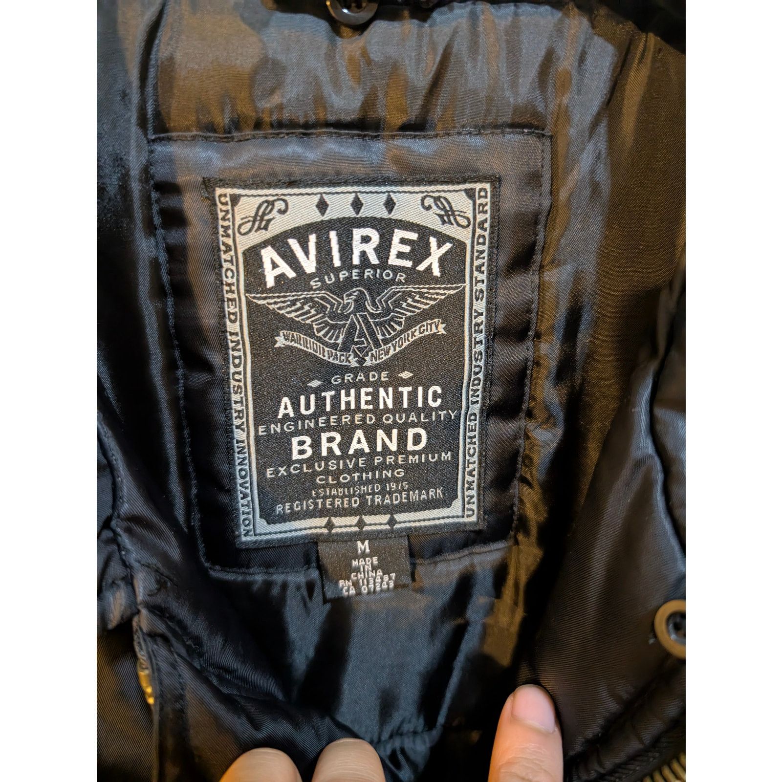 Avirex Avirex Industries Nylon Tomcat Patch Nylon Bomber Jacket MD Size US M / EU 48-50 / 2 - 2 Thumbnail