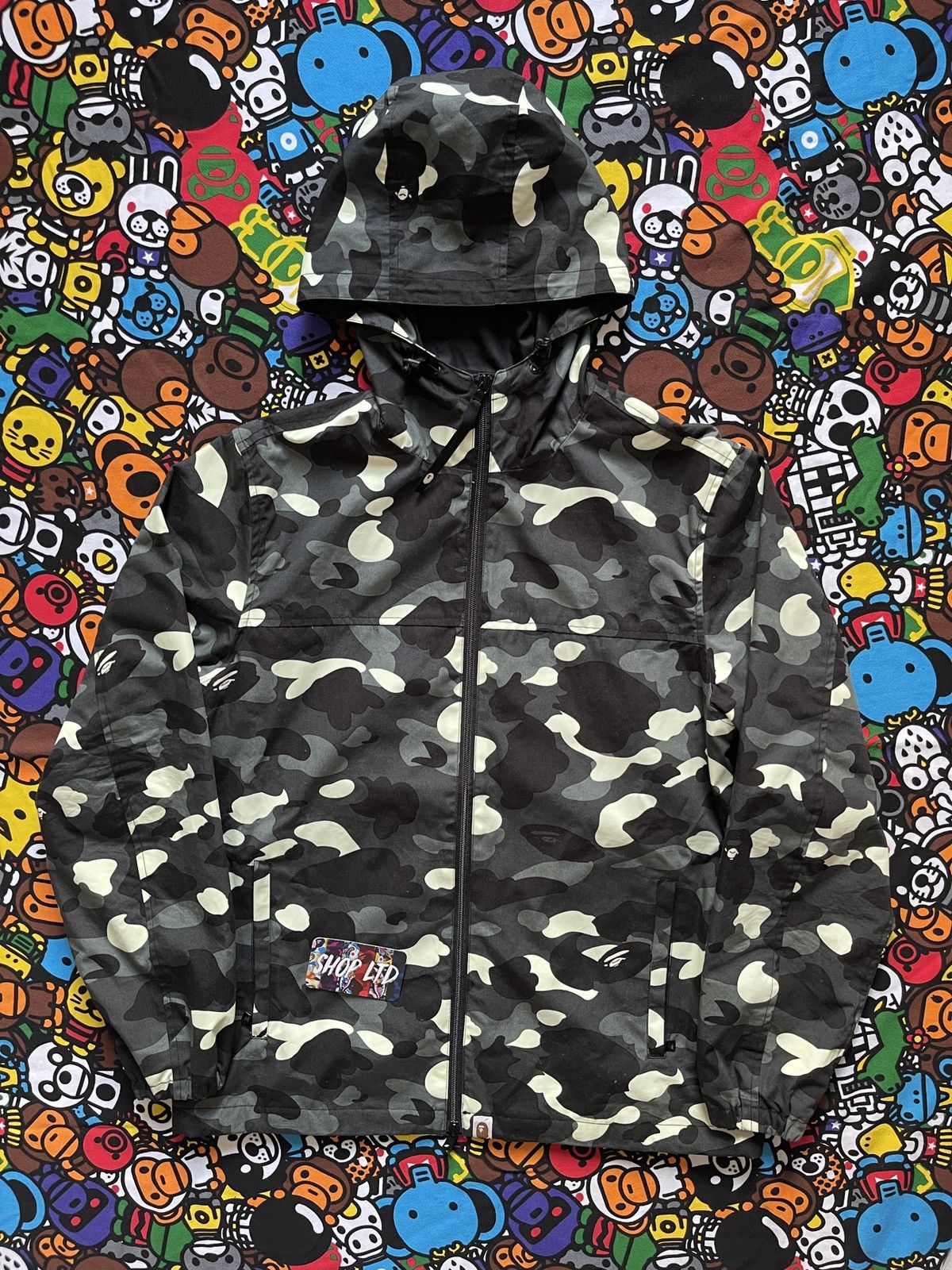 Bape Glow In The Dark Jacket Grailed