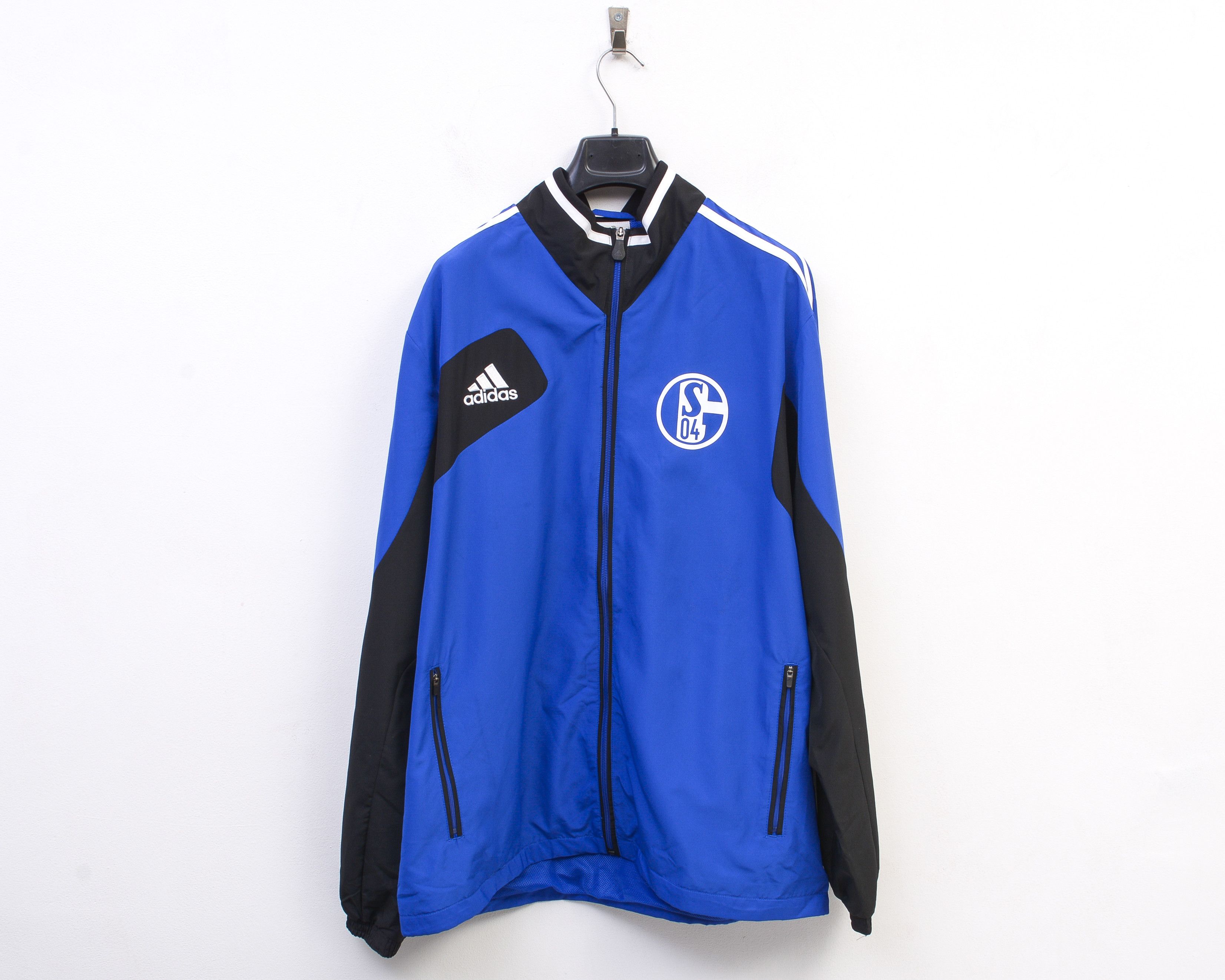 Adidas German Soccer Jersey Schalke 04 2011 tracksuit jacket men 46 48 jumper sport Grailed