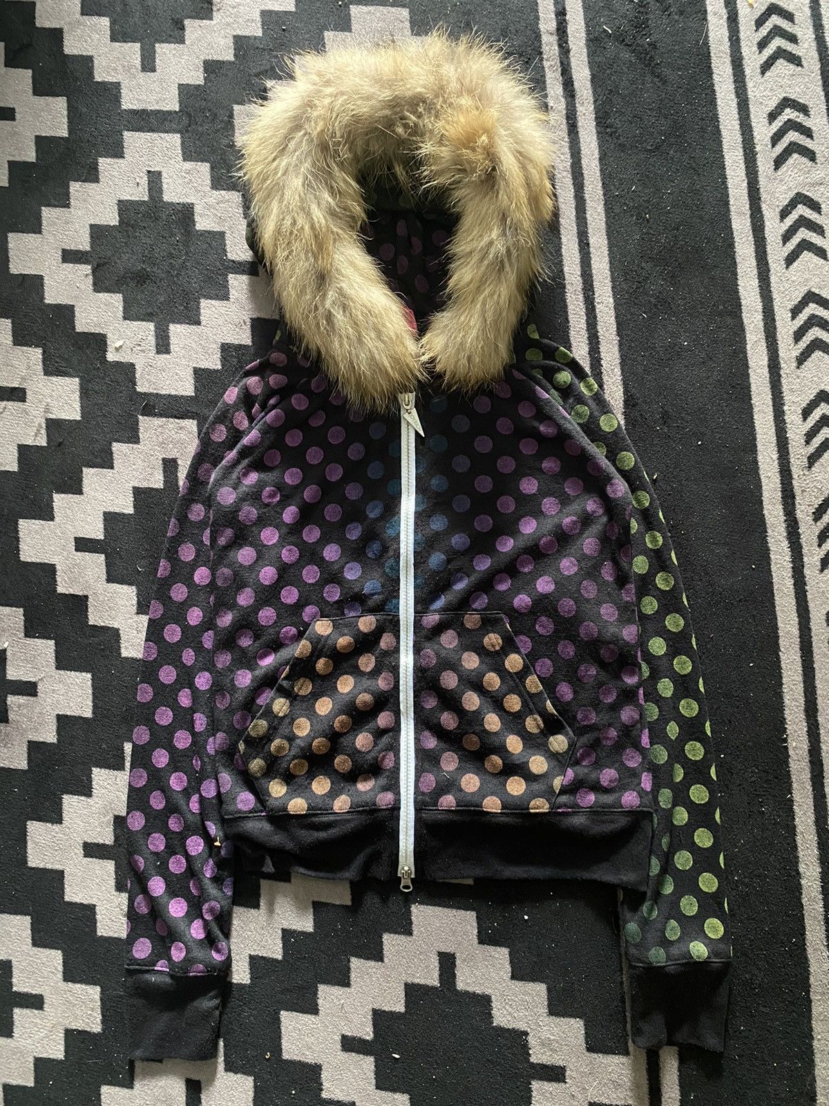 Joyrich Joyrich pol kadot faux fur hoodie Size US S / EU 44-46 / 1 - 1 Thumbnail