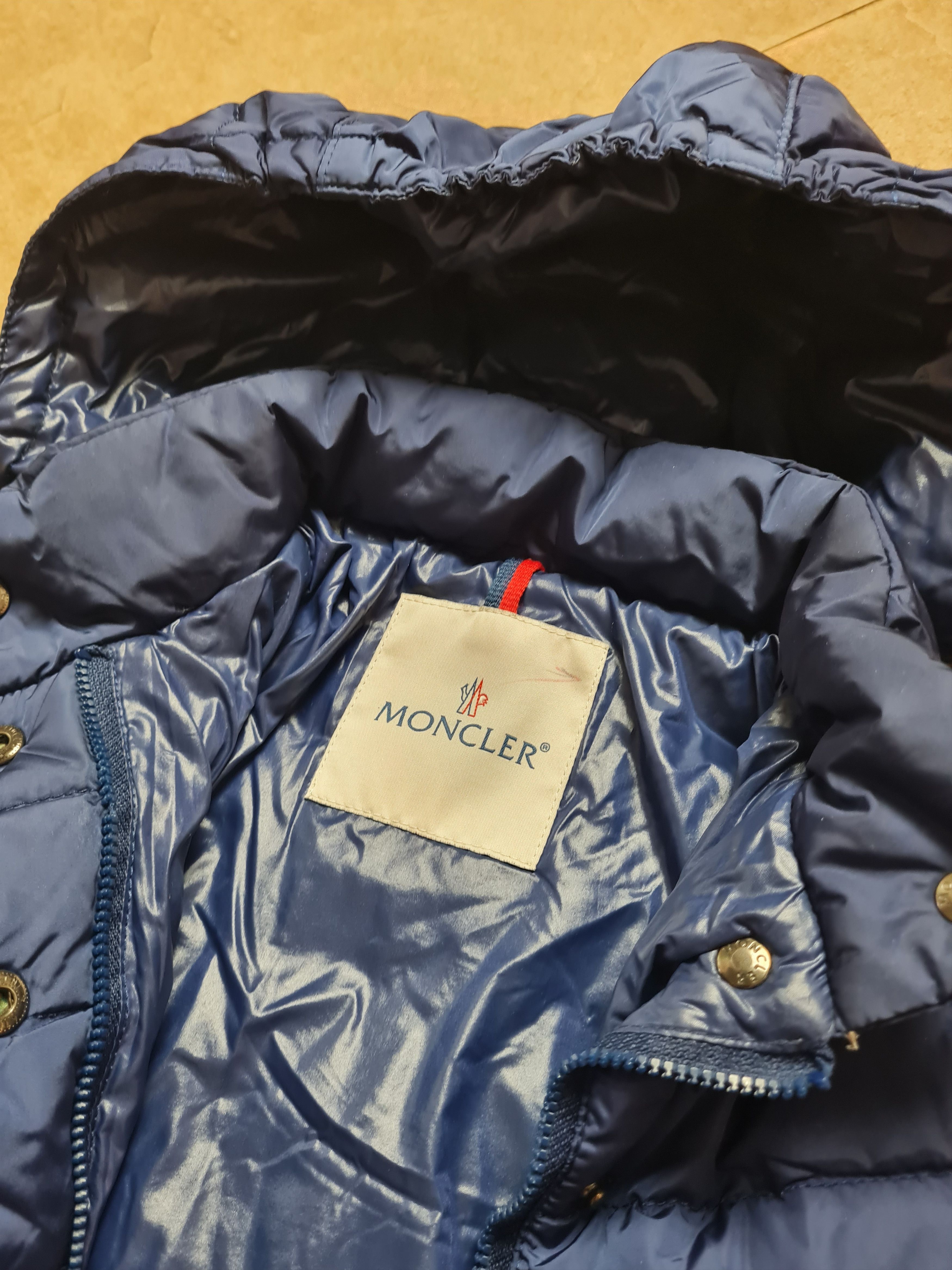 Moncler Down Jacket Moncler Parka Blue12 mois - sz 74cm Size XXS / US 00 / IT 34 - 3 Thumbnail