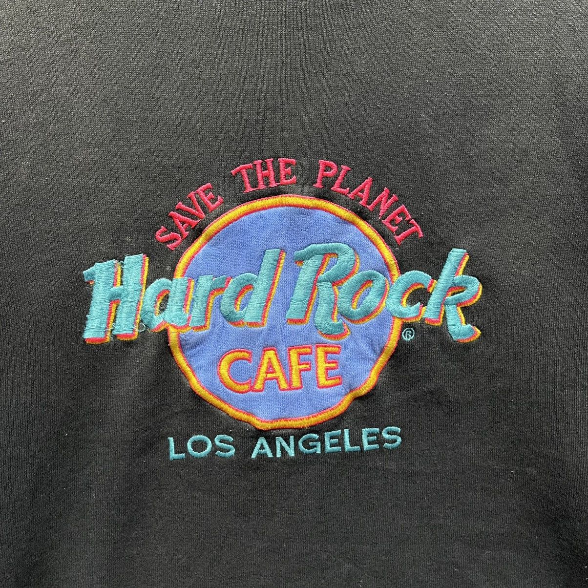 Hard Rock Cafe Vintage 90s Hard Rock Cafe Los Angeles Crewneck Sweatshirt Size US M / EU 48-50 / 2 - 3 Thumbnail