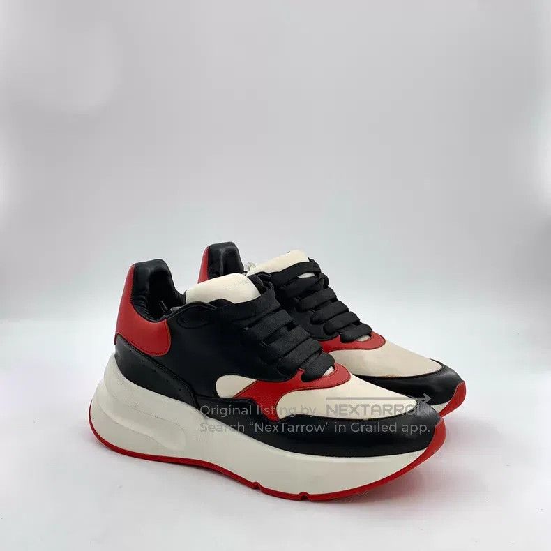 Alexander McQueen Alexander Mcqueen Color-matched Lace-up Casual Flat Sneake Size US 8.5 / IT 38.5 - 2 Thumbnail