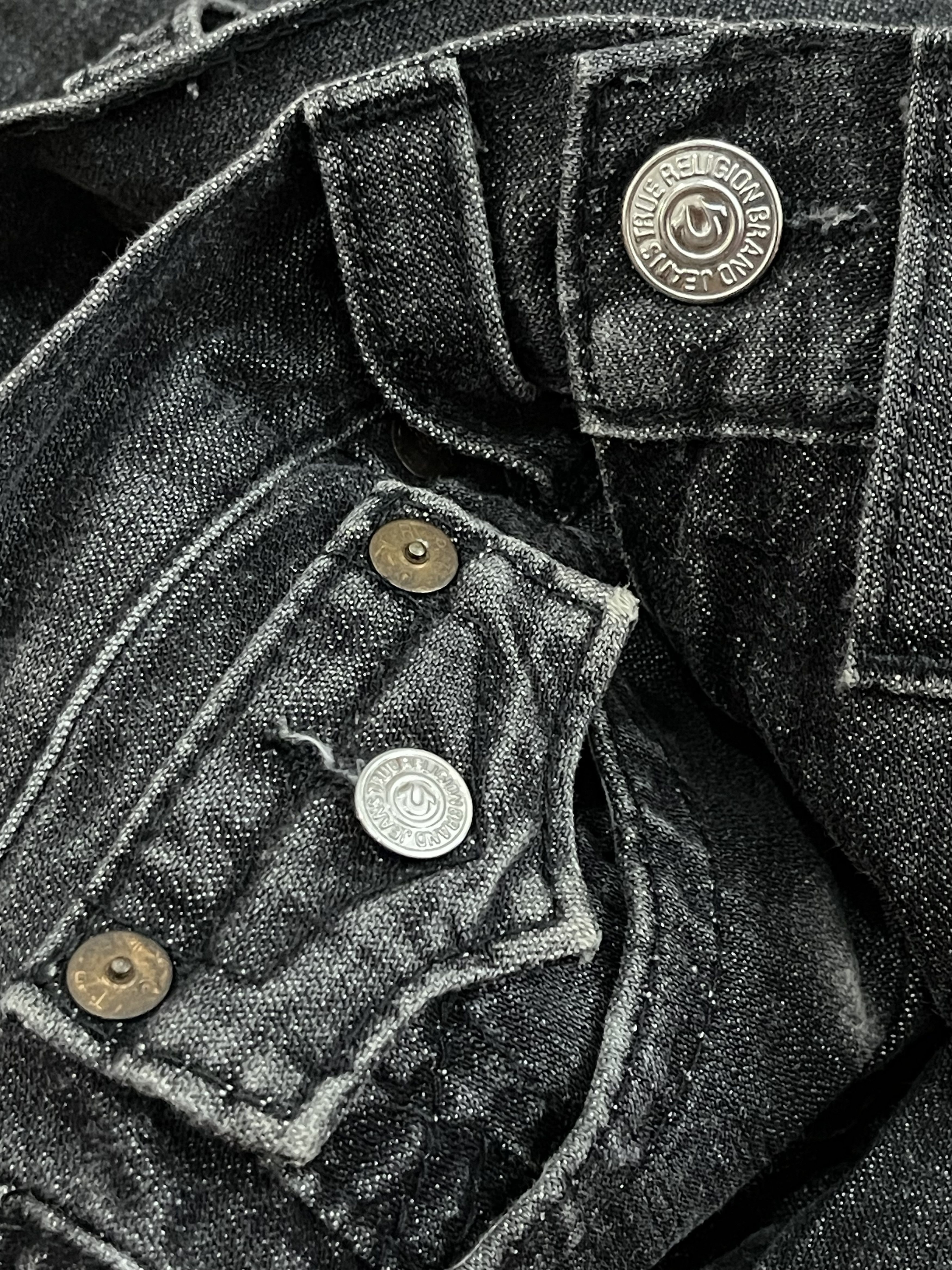 True Religion × Vintage Rare Distressed True Religion Flare Jeans Size 30 RICKY Size US 30 / EU 46 - 6 Thumbnail