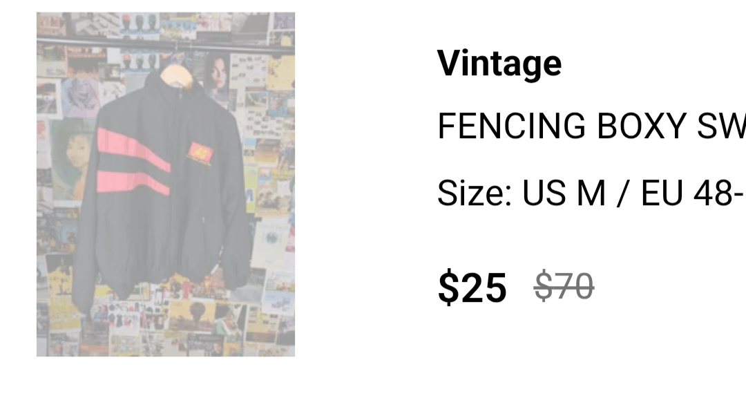 Vintage fencing zip up Size US M / EU 48-50 / 2 - 1 Preview