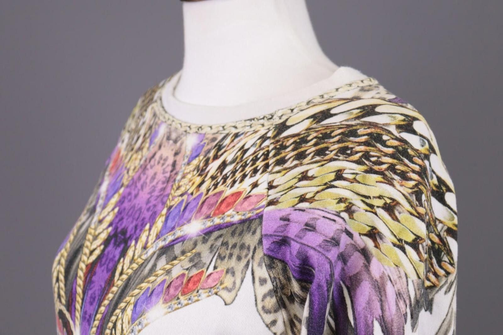 Just Cavalli Just Cavalli Multicolor Lagenlook Sweater Size 40 / M Size M / US 6-8 / IT 42-44 - 7 Thumbnail