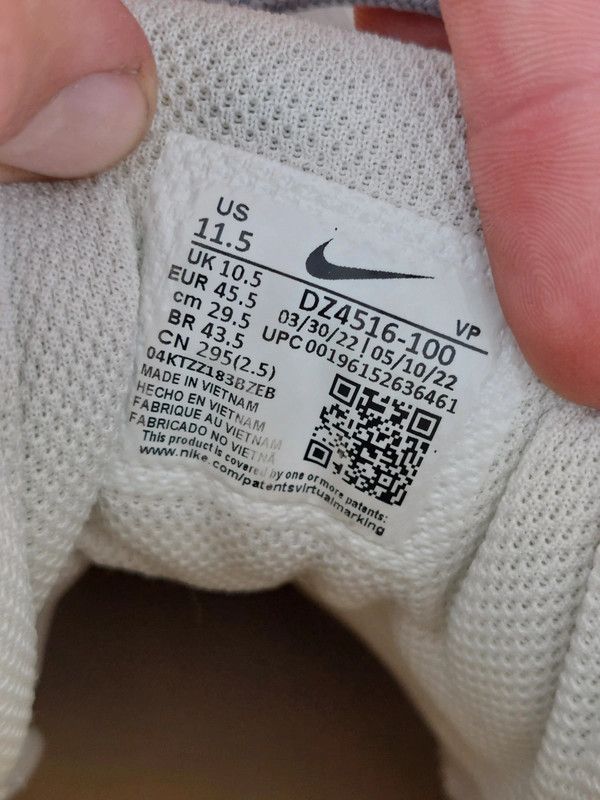 Nike Buty męskie sportowe Nike Air More Uptempo '96 rozm 45.5 Size US 12.5 / EU 45-46 - 8 Thumbnail