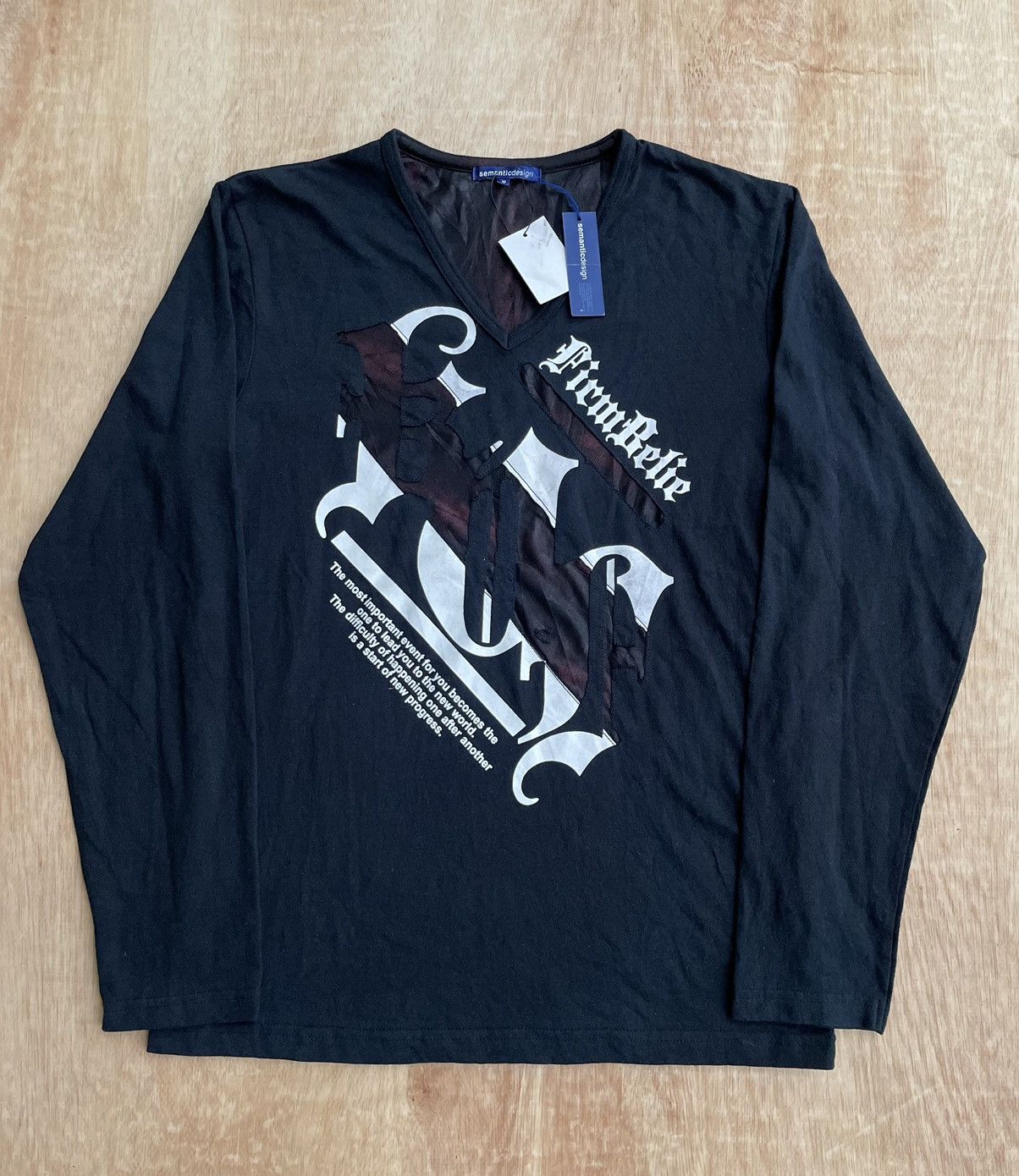 If Six Was Nine × Japanese Brand × semanticdesign Semanticdesign Longsleeve Ifisixwasnine Size US M / EU 48-50 / 2 - 1 Thumbnail