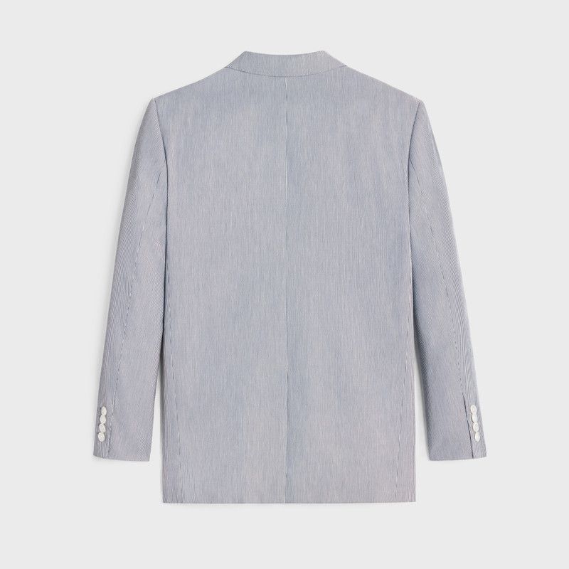 Celine o1w1db10526 2V06J8 Jude Jacket in Gray Size XXS / US 00 / IT 34 - 2 Thumbnail