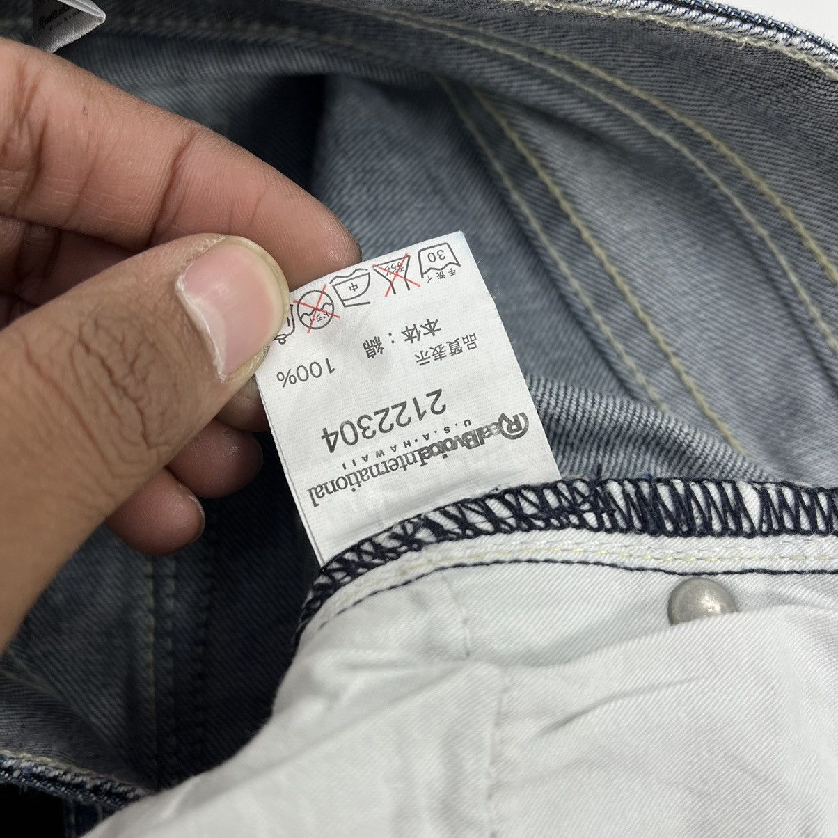 Japanese Brand × Vintage RealBvoice Daicock Printed Denim Pants Size US 33 - 11 Thumbnail