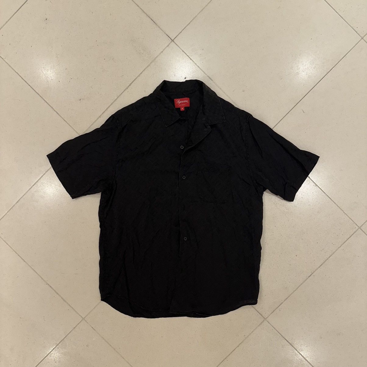 Supreme Supreme alphabet silk shirt | Grailed