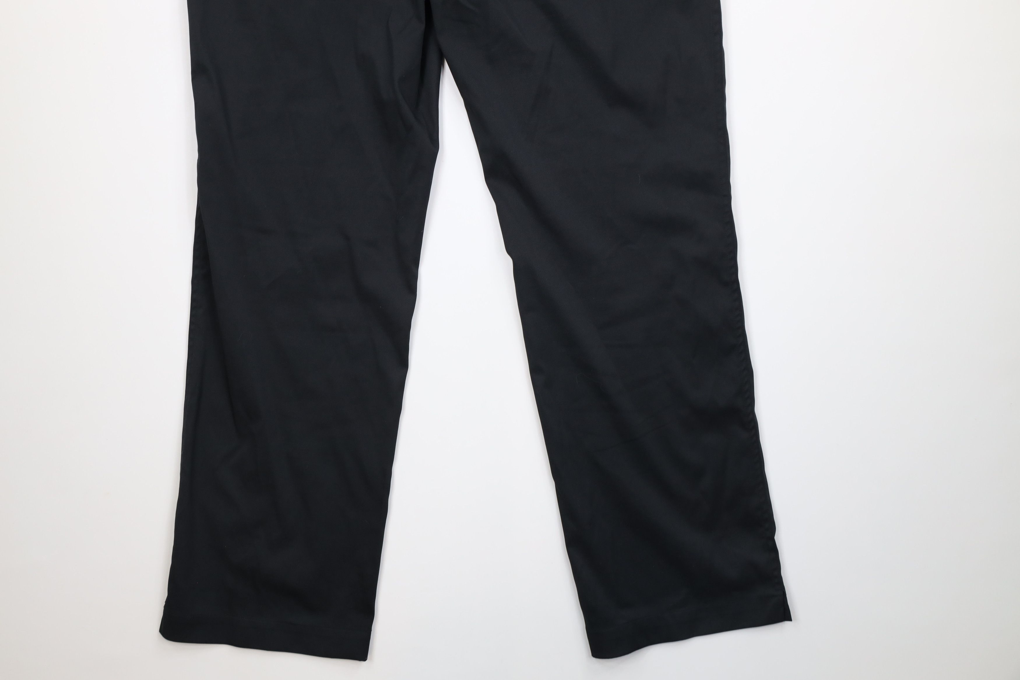 Nike Nike Golf Front Wide Leg Golfing Chino Pants Black Polyester Size US 35 - 10 Thumbnail
