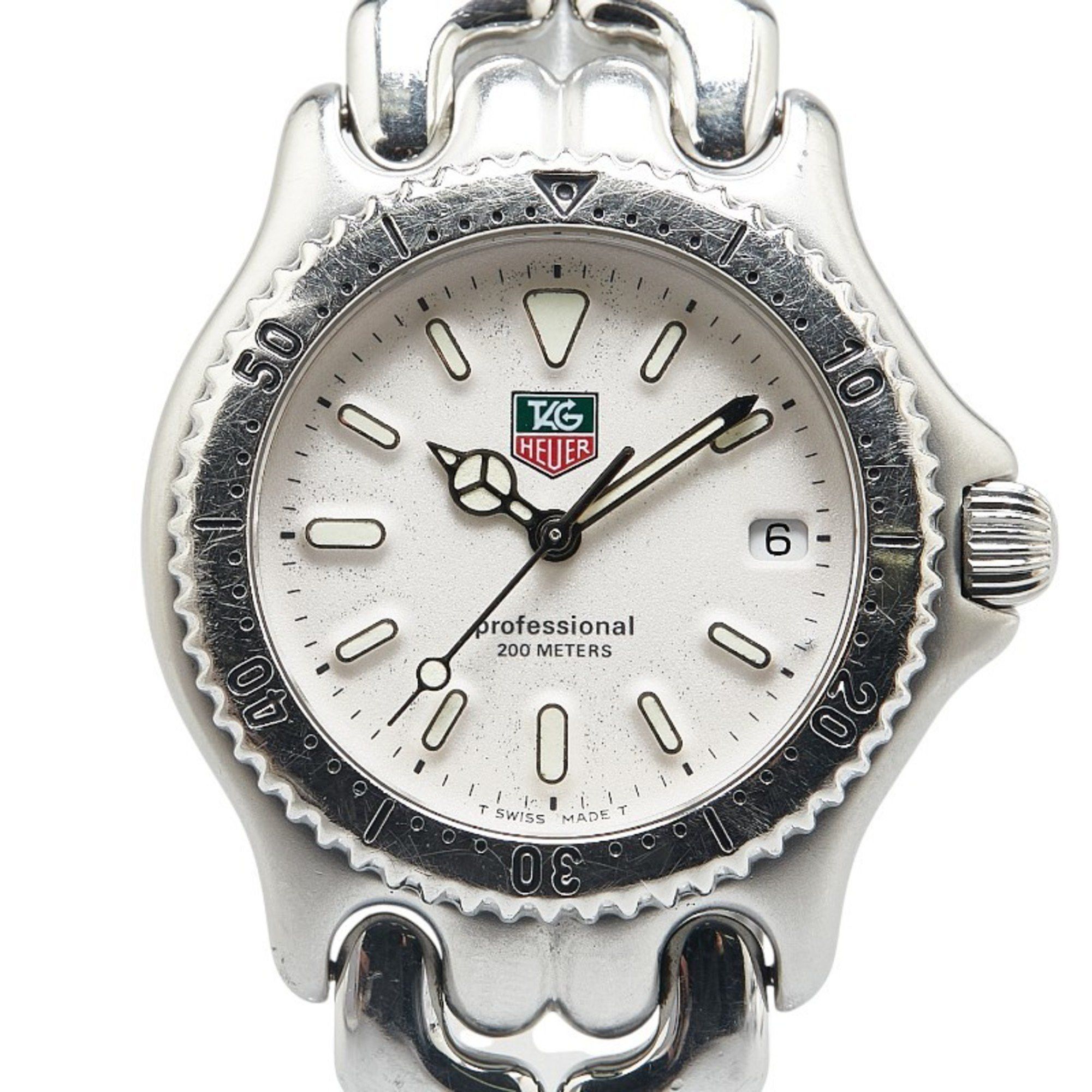 Tag Heuer Cell Watch S99.013 Quartz White Dial Stainless Steel Ladies Heuer, Women's