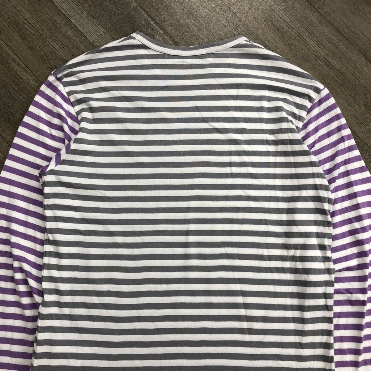 Comme des Garcons PLAY 🇯🇵Vintage Comme des Garçons Play Heart CDG Striped Longsleeve Size US L / EU 52-54 / 3 - 12 Thumbnail