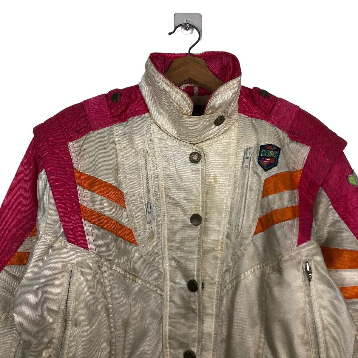 Japanese Brand 🔥90’s Vintage Ski Jacket Cropped Design Colle Japan Made Size US M / EU 48-50 / 2 - 2 Thumbnail