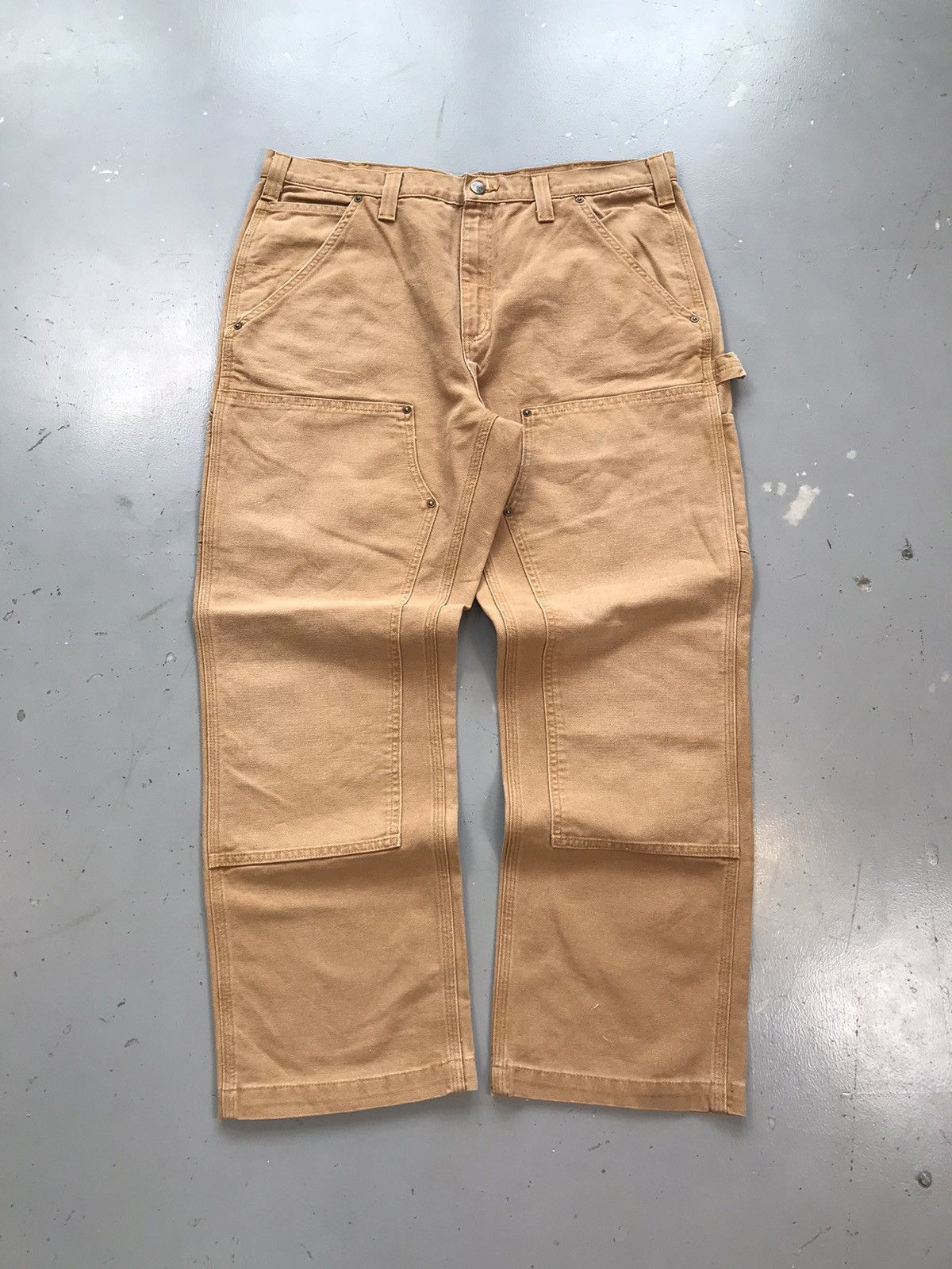 Carhartt × Vintage Vintage Carhartt double knee denim Size US 38 / EU 54 - 1 Thumbnail