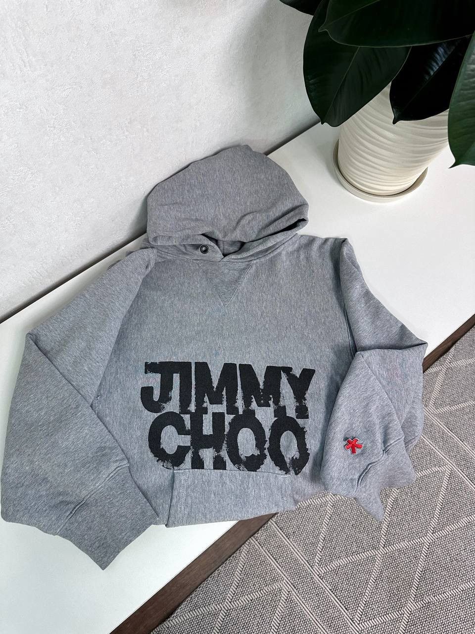 Jimmy Choo Jimmy Choo x Eric Haze Graffiti Logo Made in Italy Hoodie Size M / US 6-8 / IT 42-44 - 1 Thumbnail