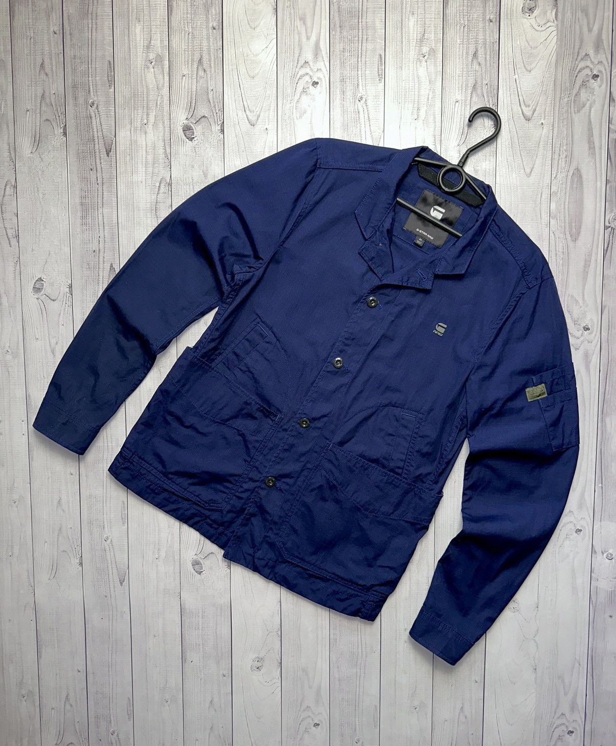 G-Star × Vintage Vintage G-Star Raw overshot jacket pocket size M navy Size US M / EU 48-50 / 2 - 1 Thumbnail