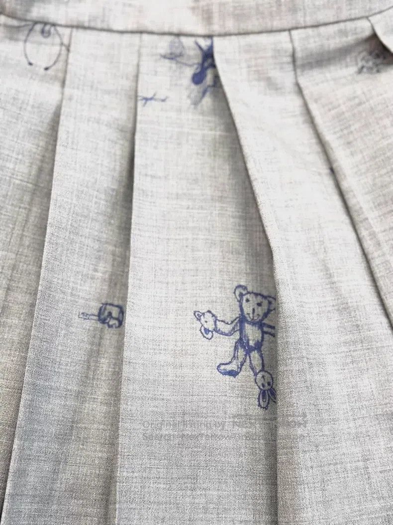 Vetements Vetements size S Graffiti Grey Tweed Skirt Size 23" - 2 Thumbnail