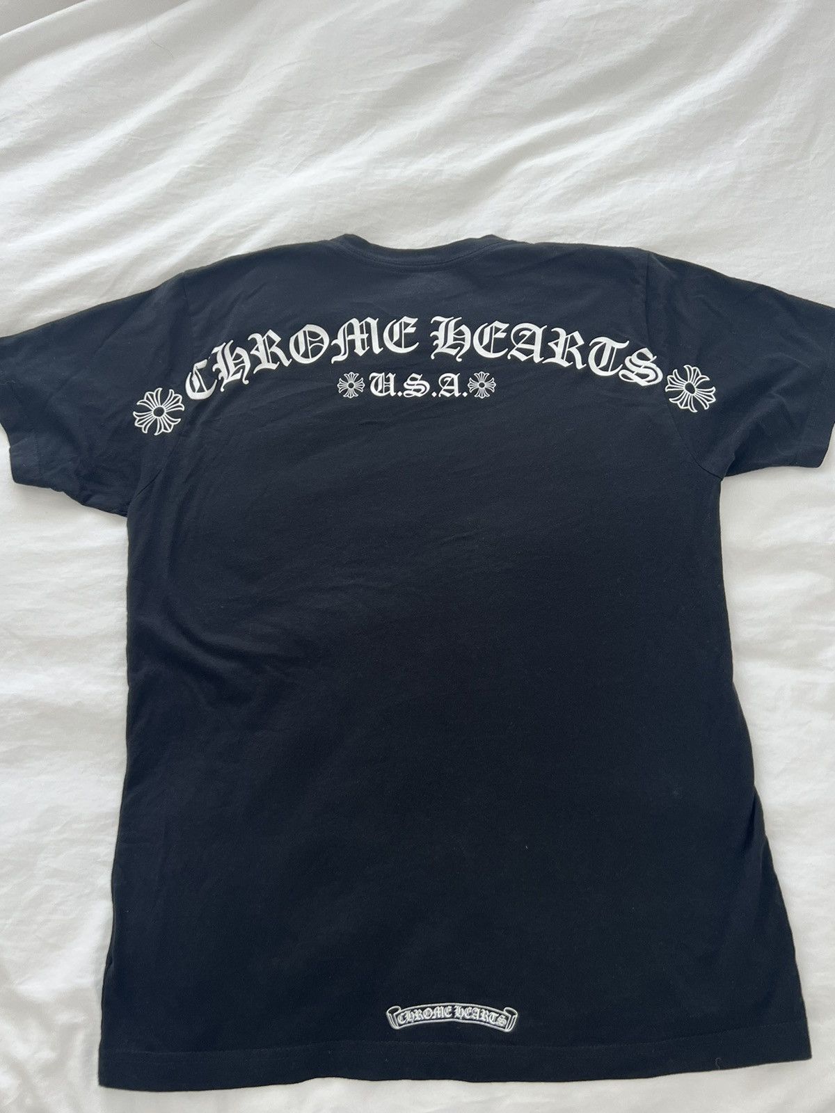 Chrome Hearts Chrome hearts black tee | Grailed