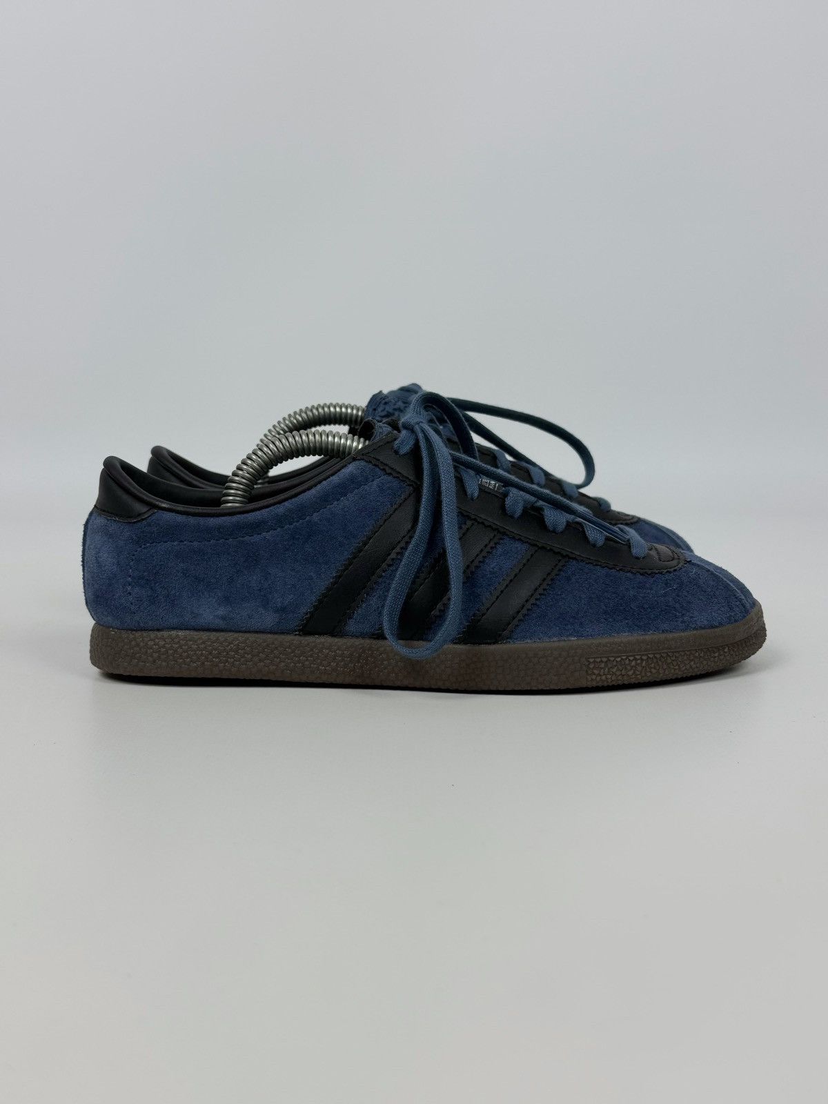 Adidas Adidas Originals London Suede Blue Sneakers IE0825 Size US 4 / IT 34 - 4 Thumbnail