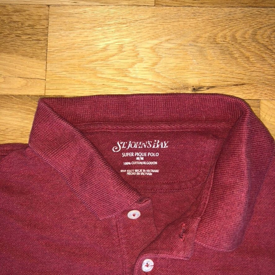 St. Johns Bay St. John's Bay Men's Summer Polo Shirt Size M Size US M / EU 48-50 / 2 - 2 Thumbnail