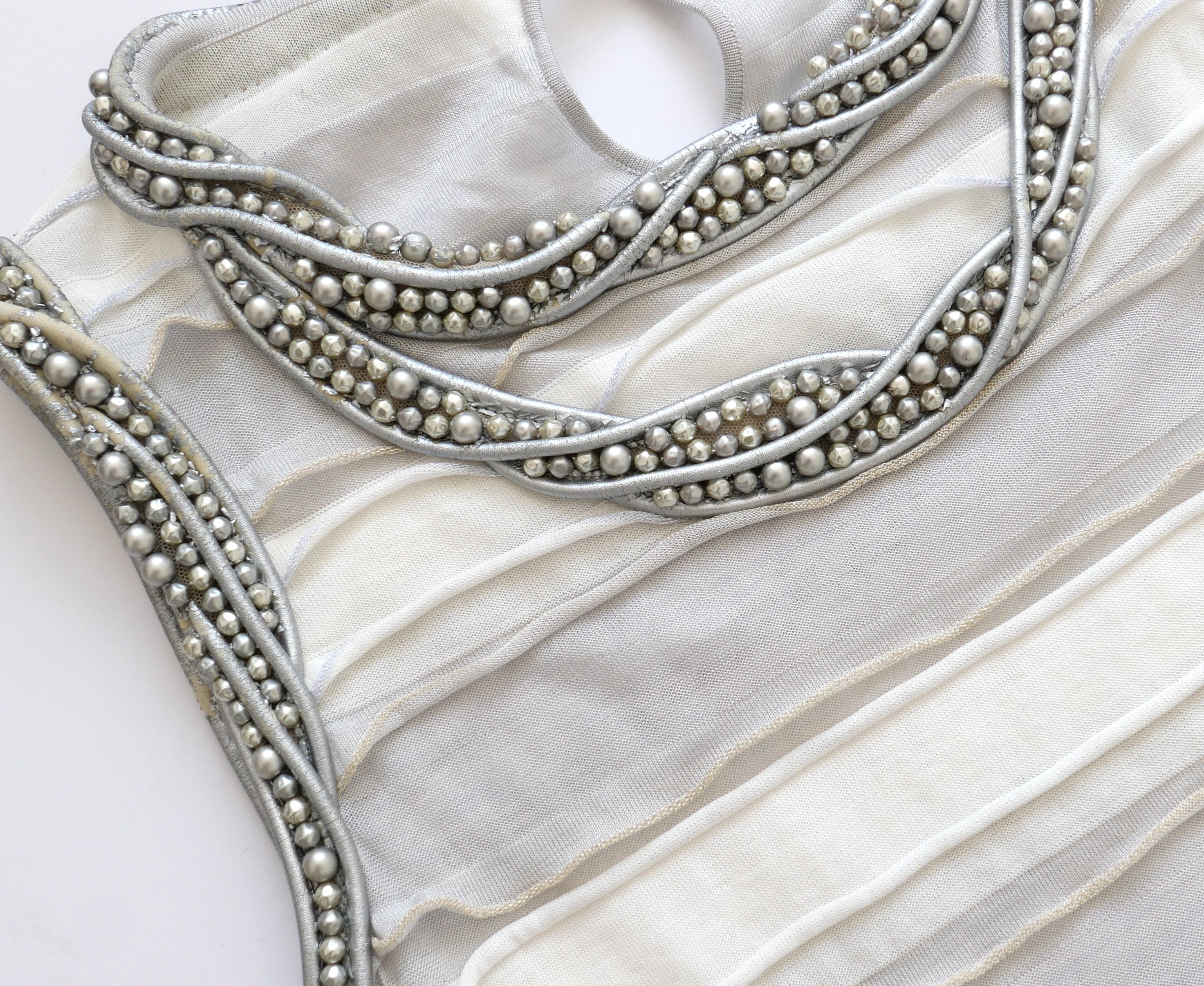 Chanel Chanel Cruise 2009 Pearl & Leather Trim Top Size M / US 6-8 / IT 42-44 - 5 Thumbnail