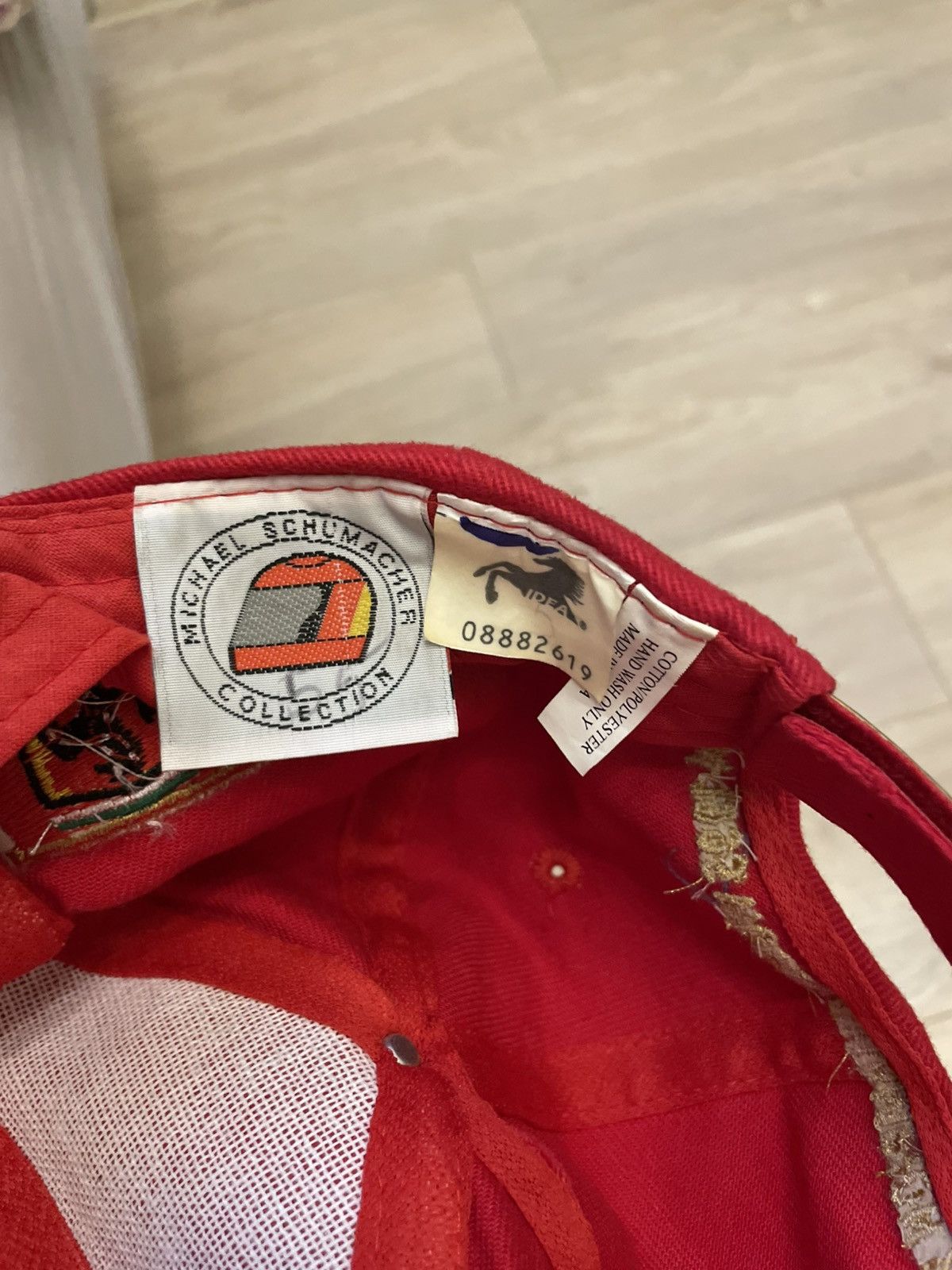 Ferrari Vintage O0s Y2K Ferrari Michael Schumacher F1 Racing Cap Size ONE SIZE - 9 Thumbnail