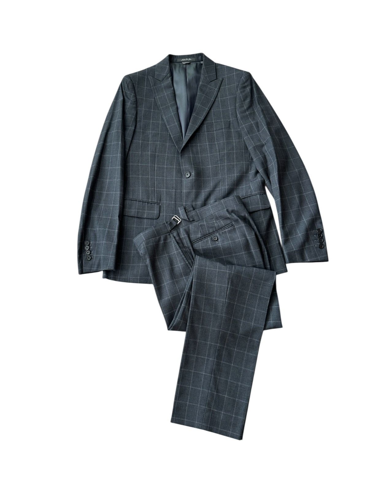 Indochino Window Pane - 100% Wool Suit Size 40R - 1 Thumbnail