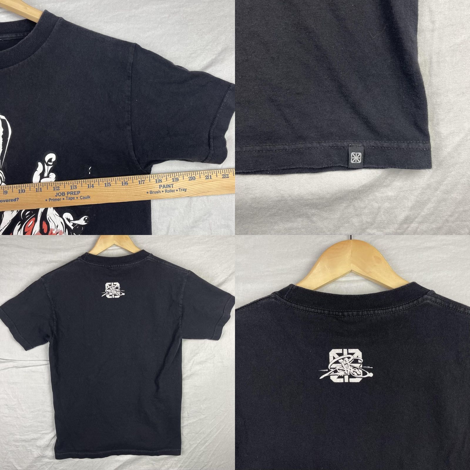 Vintage The Seventh Letter Shirt Mens Small Black Graphic Print Tee Streetwear Made in USA Size US S / EU 44-46 / 1 - 8 Thumbnail