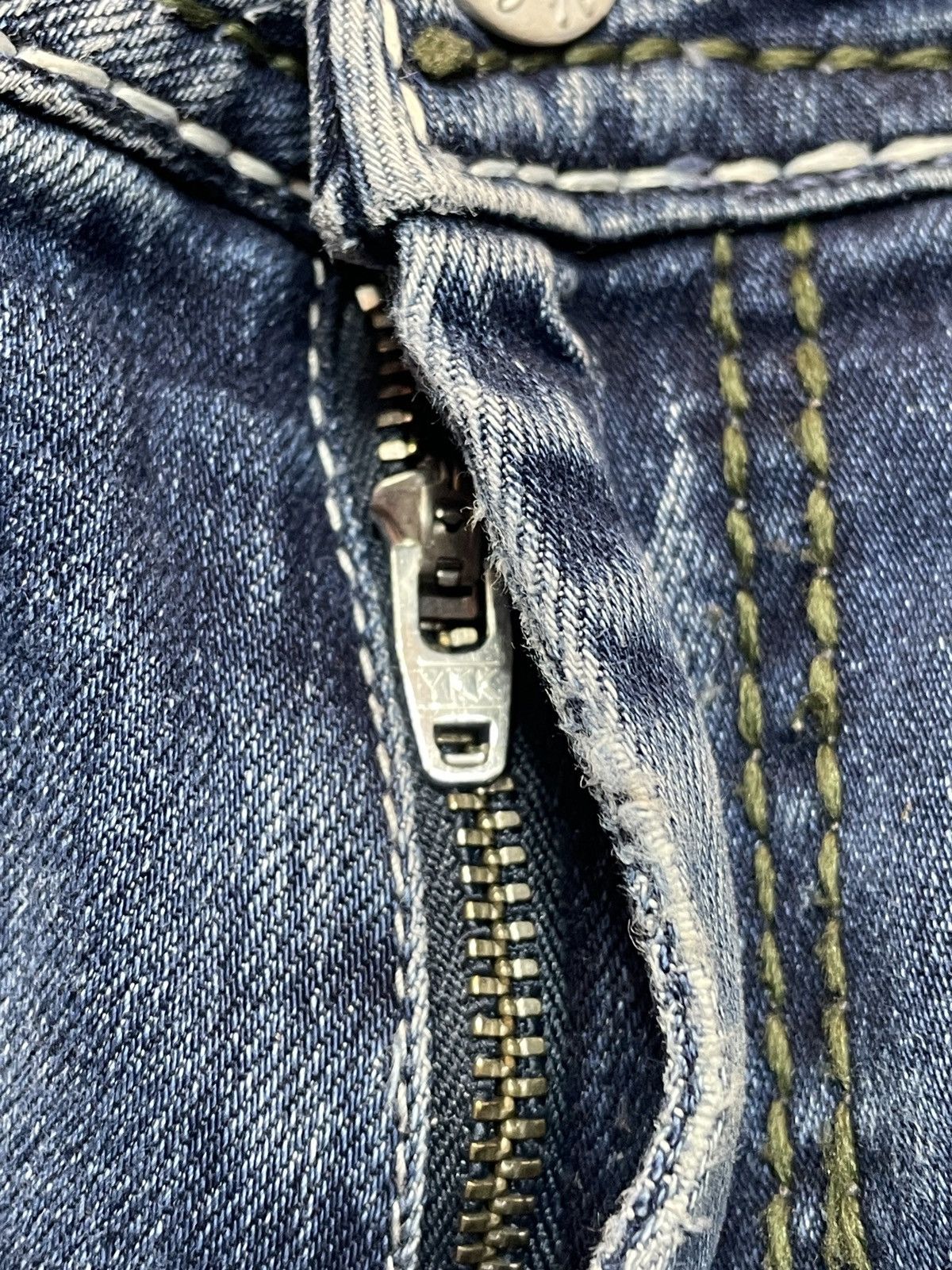 Vintage 🔥RARE🔥Vintage Y2K Denim Jeans Streetwear Rare Size US 31 - 8 Thumbnail