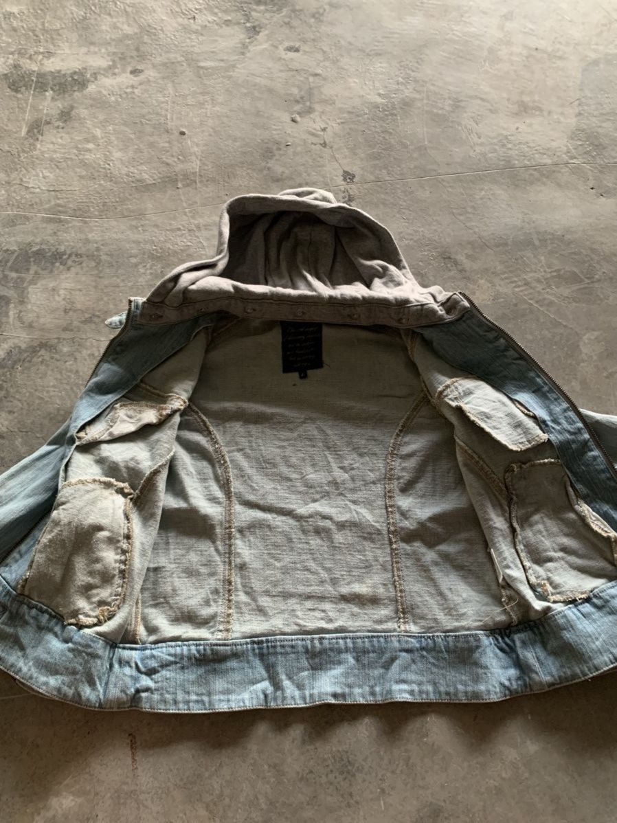 If Six Was Nine sorridere boxy denim biker jacket hooded grunge punk style Size US S / EU 44-46 / 1 - 13 Thumbnail