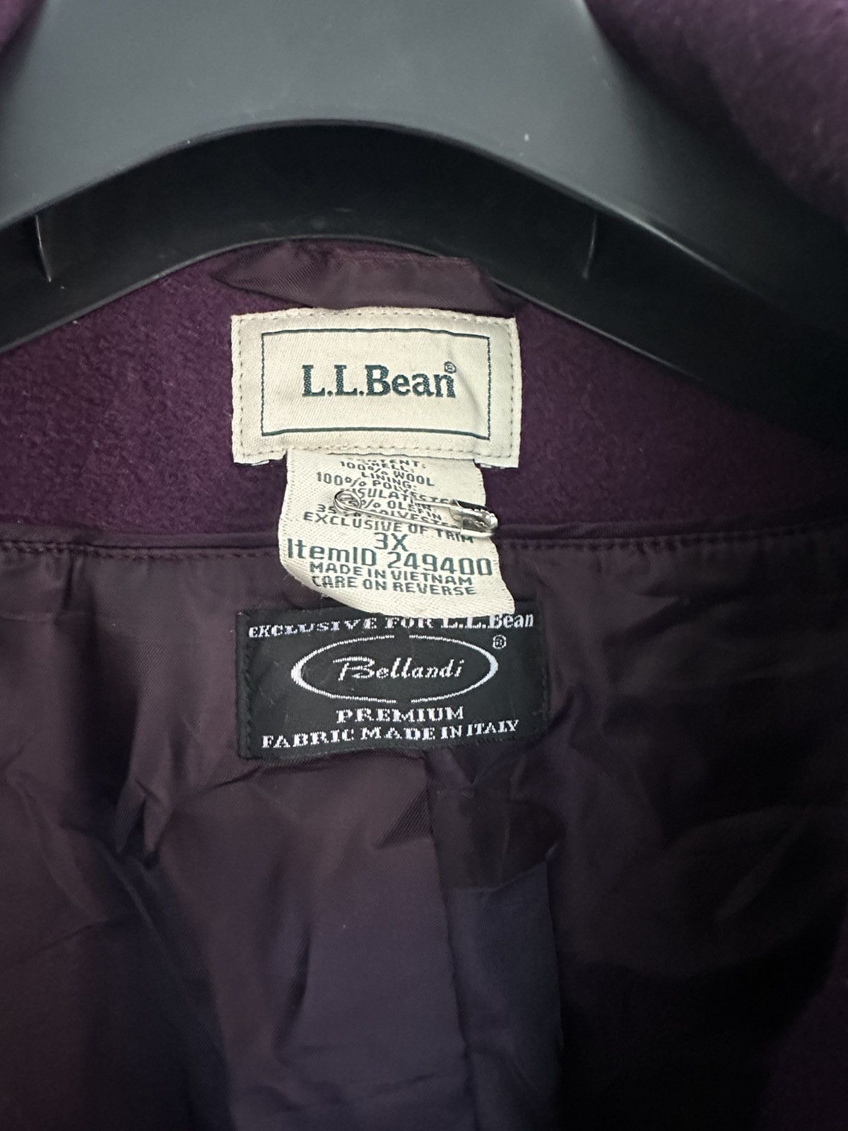 L.L. Bean LL Bean wool trenchcoat/peacoat Size US XXL / EU 58 / 5 - 3 Thumbnail