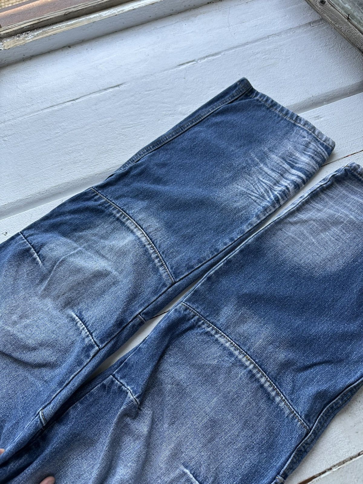 Other 🚨RARE 90s MULTIPOCKET Stone Wash Blue Denim Jeans Mens 34 Size US 38 / EU 54 - 6 Thumbnail