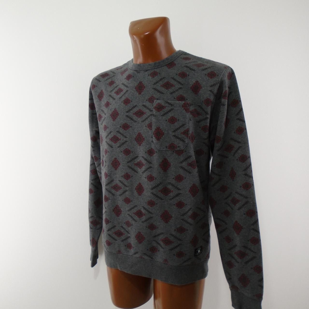 Vintage Men's Sweatshirt DC Shoes. Grey. M. Used. Good Size US M / EU 48-50 / 2 - 4 Thumbnail