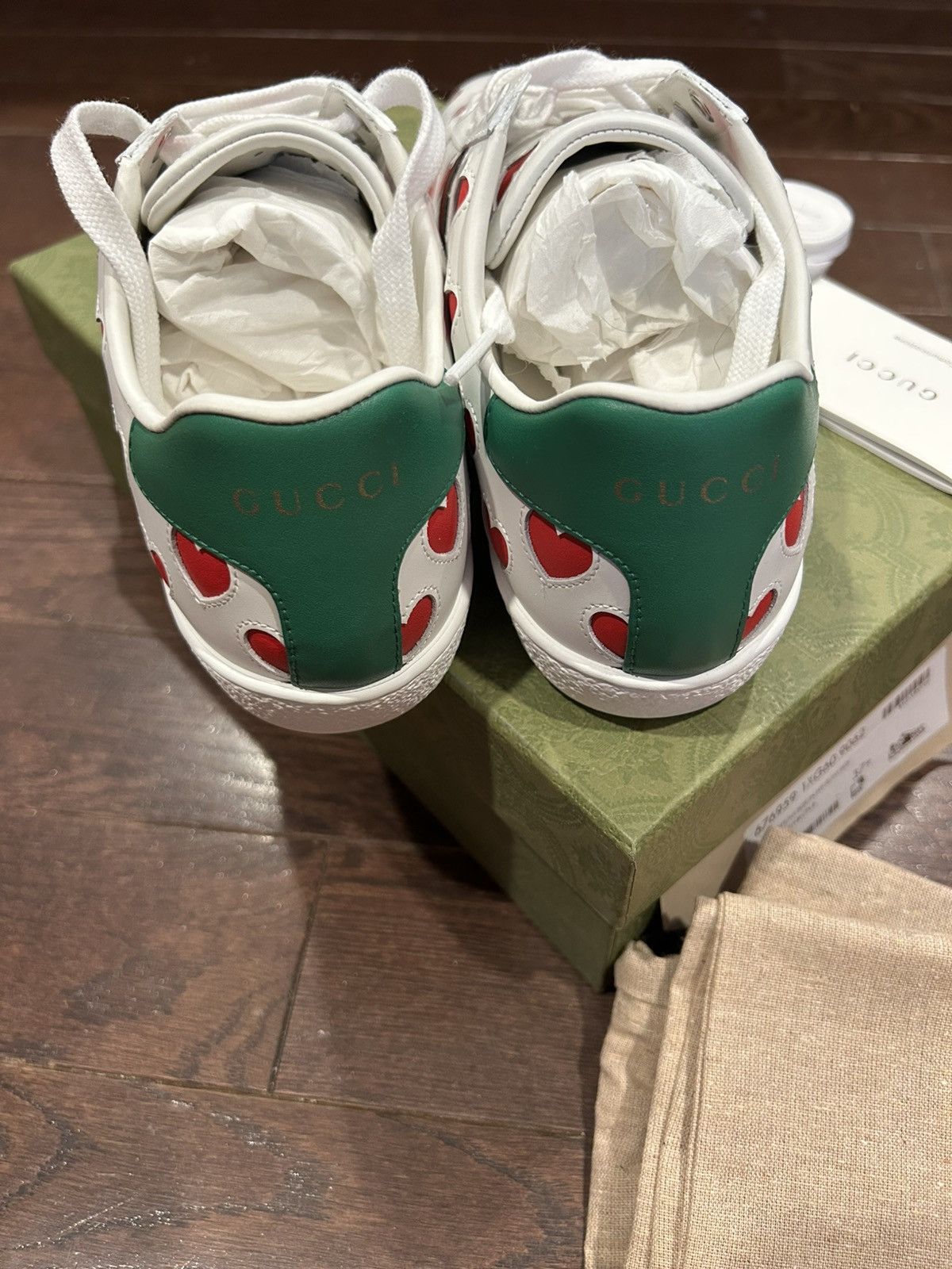 Gucci Gucci Heart Sneakers Size US 7 / IT 37 - 4 Thumbnail