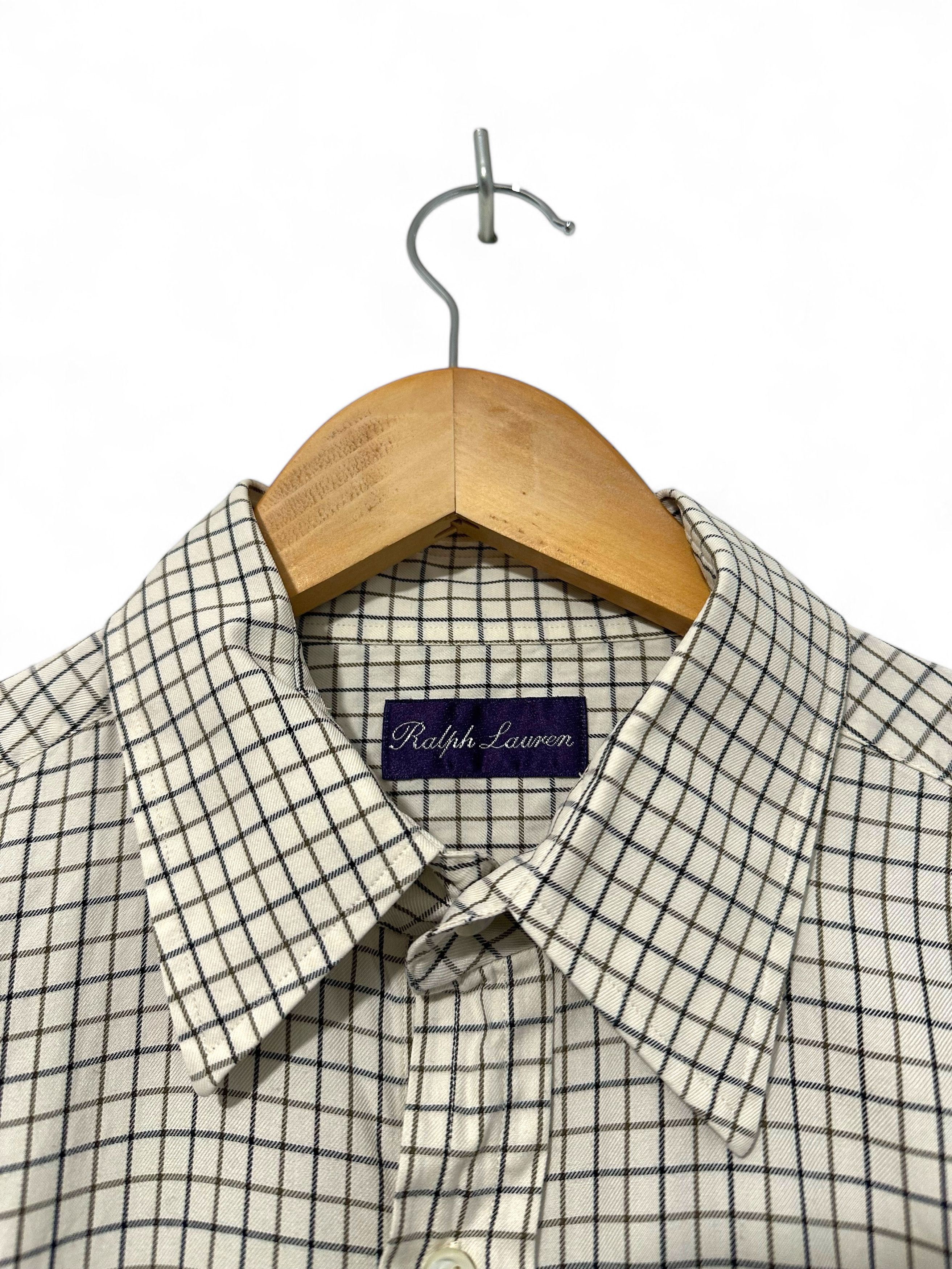 Ralph Lauren Purple Label Ralph Lauren Purple Label Check Shirt 16-L Size US L / EU 52-54 / 3 - 2 Thumbnail