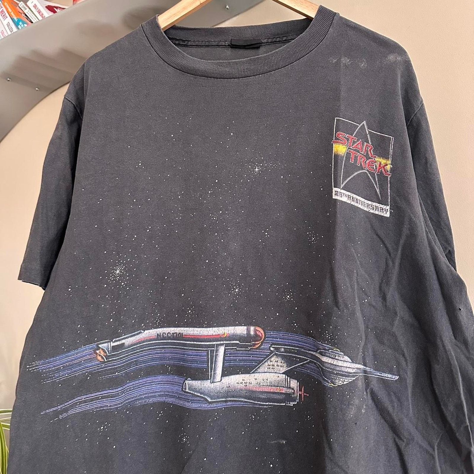 Cartoon Network × Changes × Vintage Vintage 1991 Star Trek 25th Anniversary Shirt Size US XL / EU 56 / 4 - 2 Thumbnail