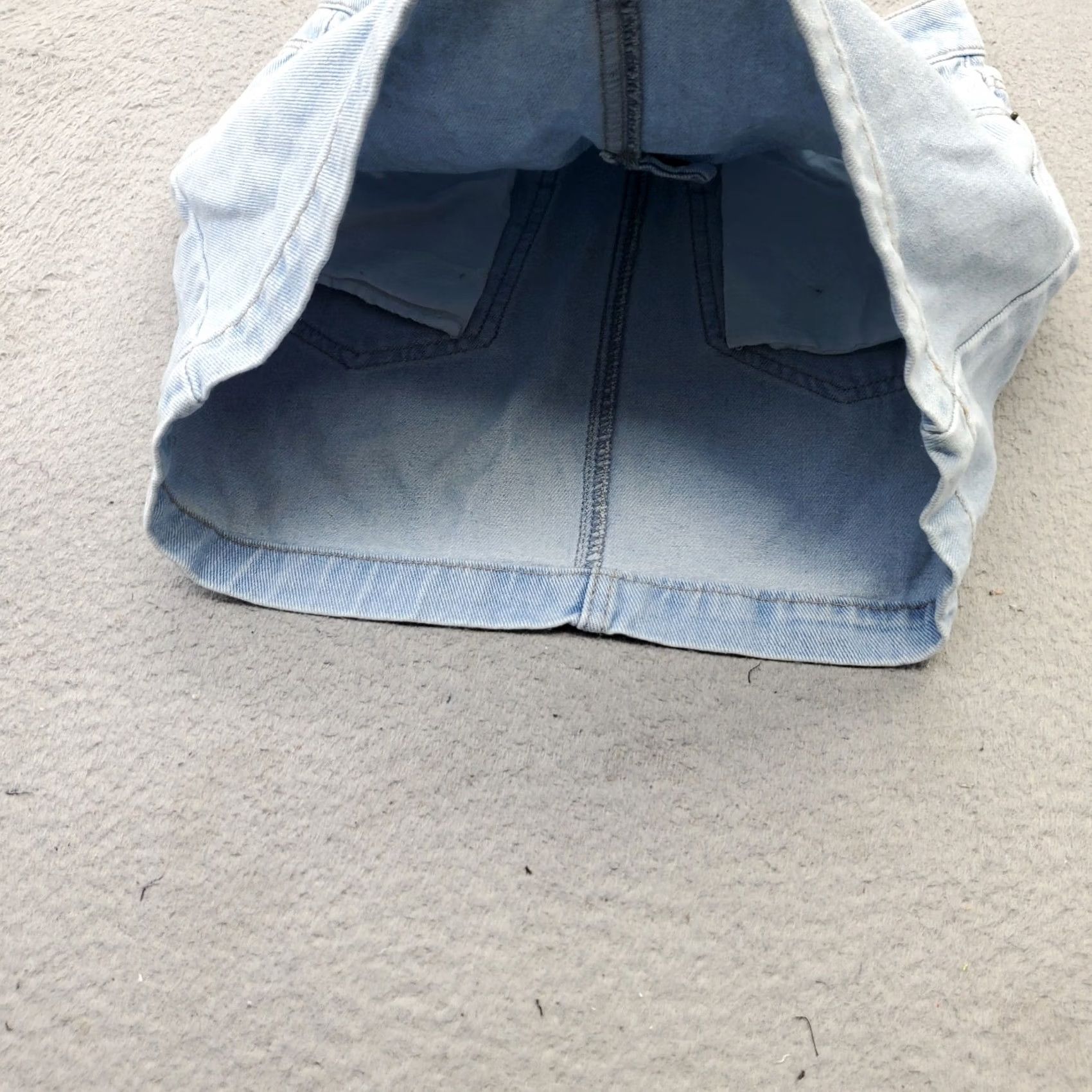 Forever 21 FOREVER 21 Mini Jean Skirt Womens Size S Blue Denim Stretch Light Wash 5-Pockets Short Skirt Size 28" / US 6 / IT 42 - 6 Thumbnail