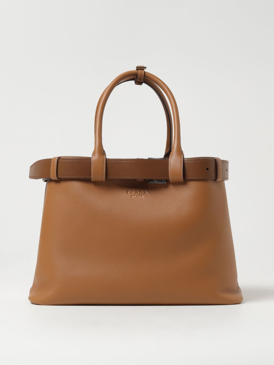 image of Prada Tote Bags Woman Brown, Women's