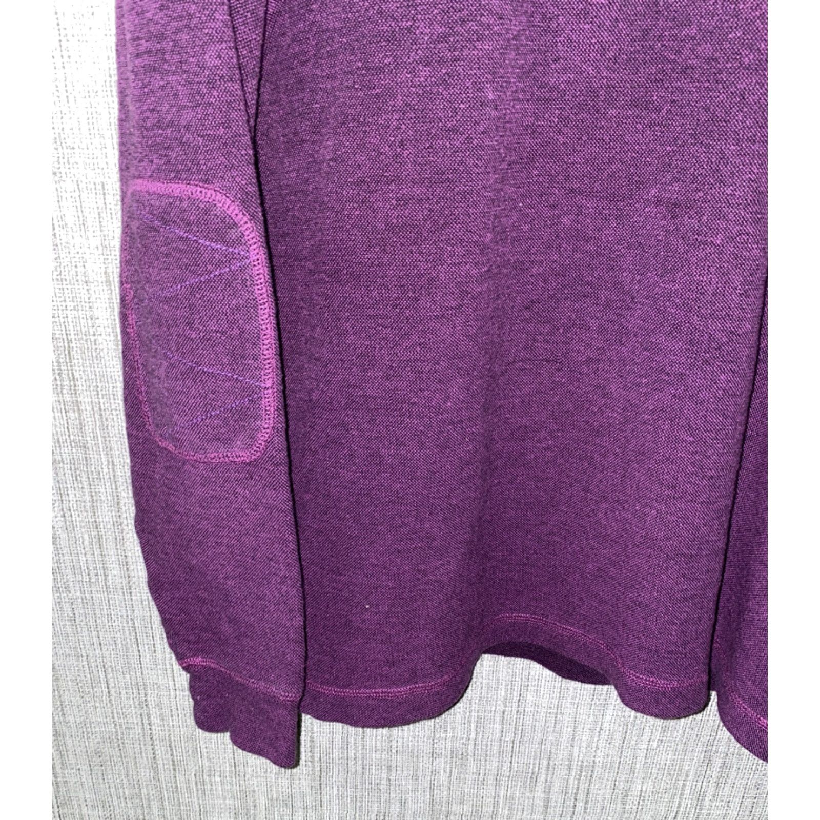 BUGATCHI Bugatchi Mens Purple 1/2 Zip Pullover Sweatshirt Size S Size US S / EU 44-46 / 1 - 3 Thumbnail
