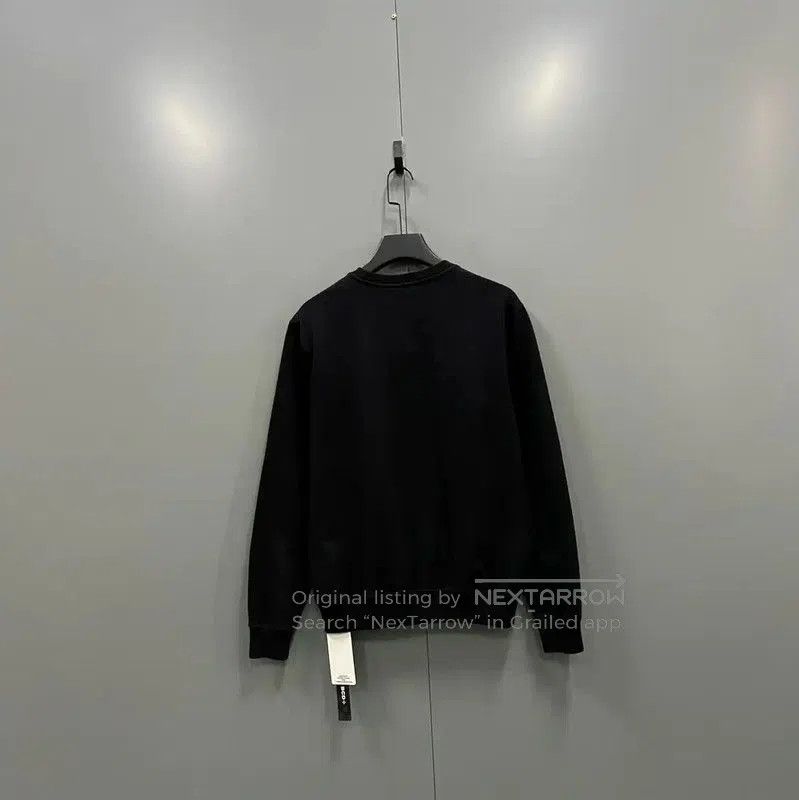 Versace Versace Black Cotton Long Sleeve Crop Sweatshirt . Size S / US 4 / IT 40 - 2 Thumbnail