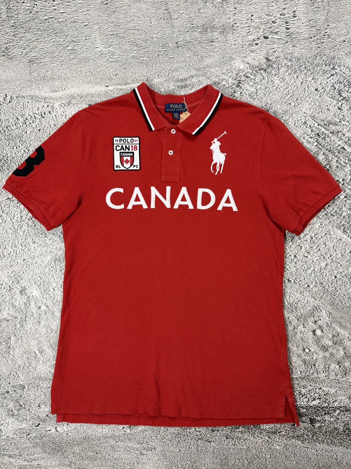 Ralph Lauren Chief Keef Polo Ralph Lauren Canada vintage big pony red Size US M / EU 48-50 / 2 - 1 Thumbnail