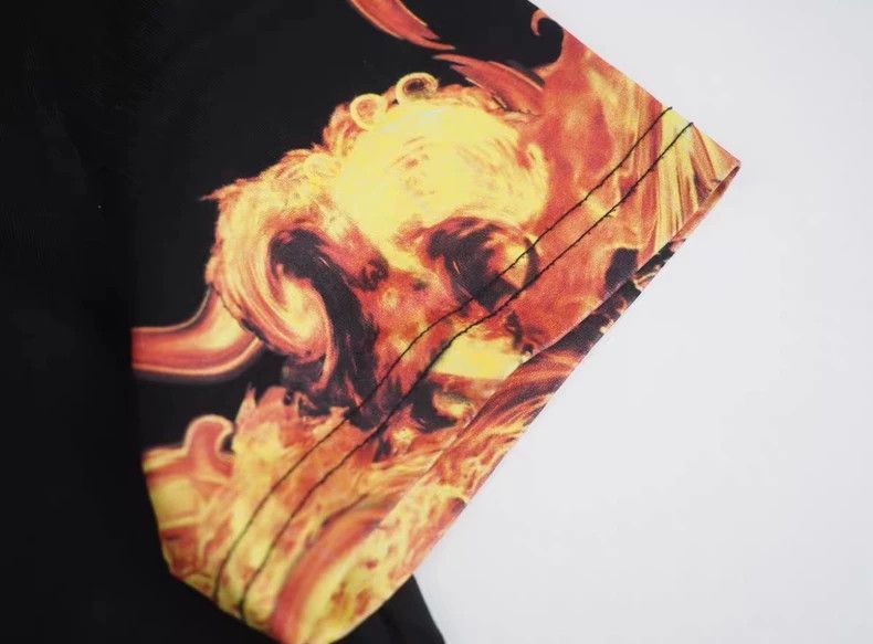 Givenchy Givenchy black flame short sleeve Size US XS / EU 42 / 0 - 4 Thumbnail