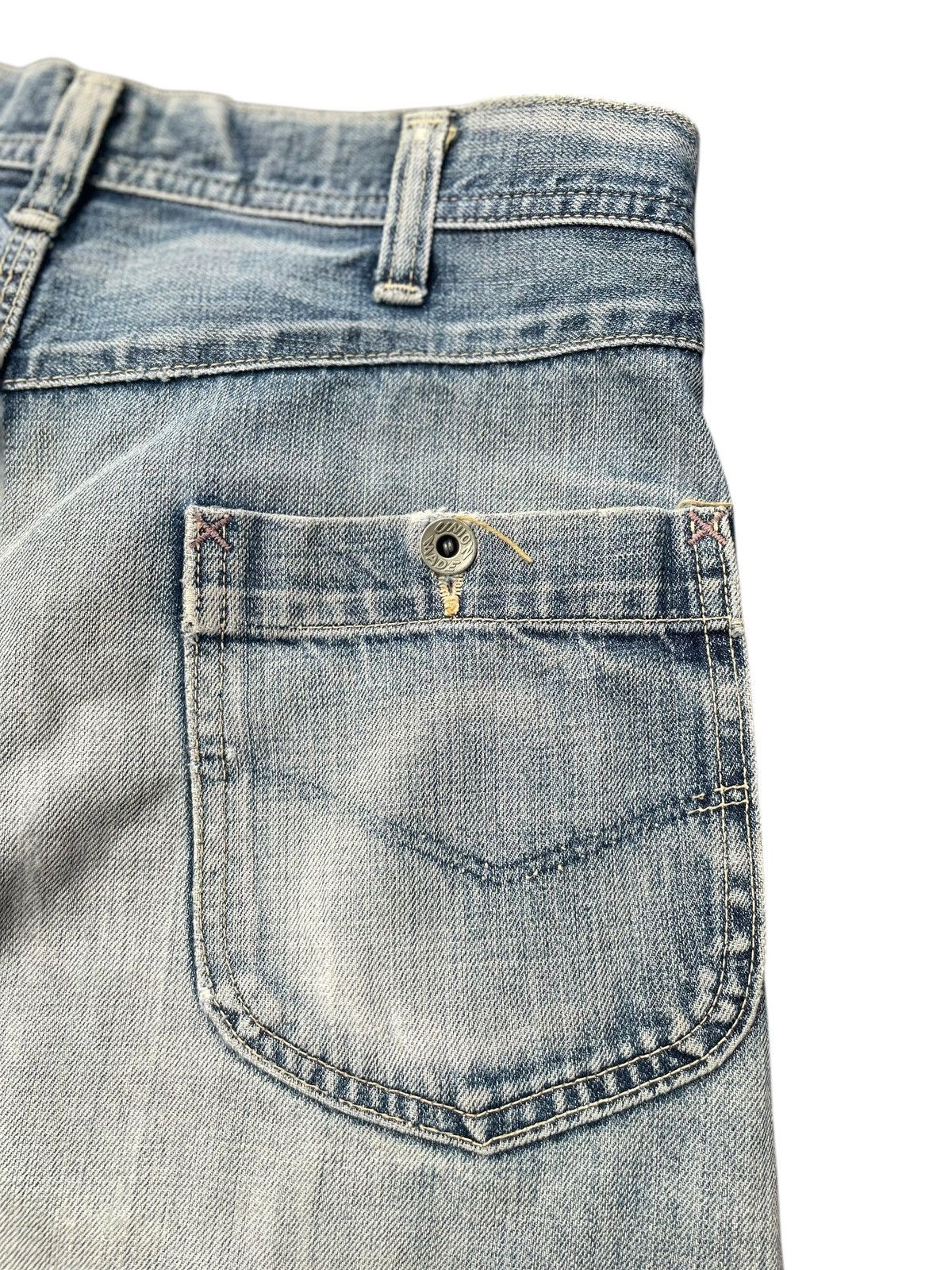 Lee Vintage Lee Distresed Denim Size US 31 - 8 Thumbnail