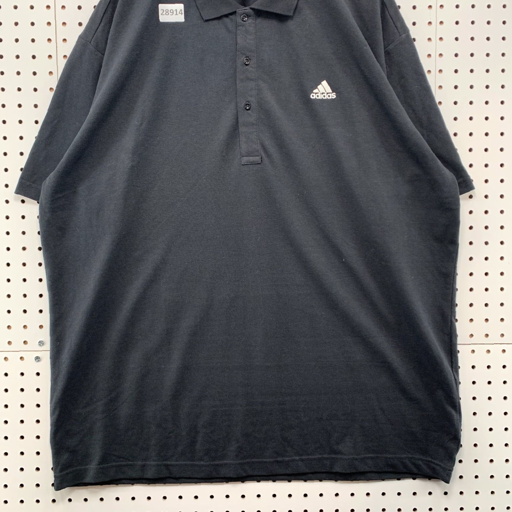 Adidas Adidas Collared Polo Shirt Mens XL Black Short Sleeve Embroidered Logo 28X34 Size US XL / EU 56 / 4 - 7 Thumbnail