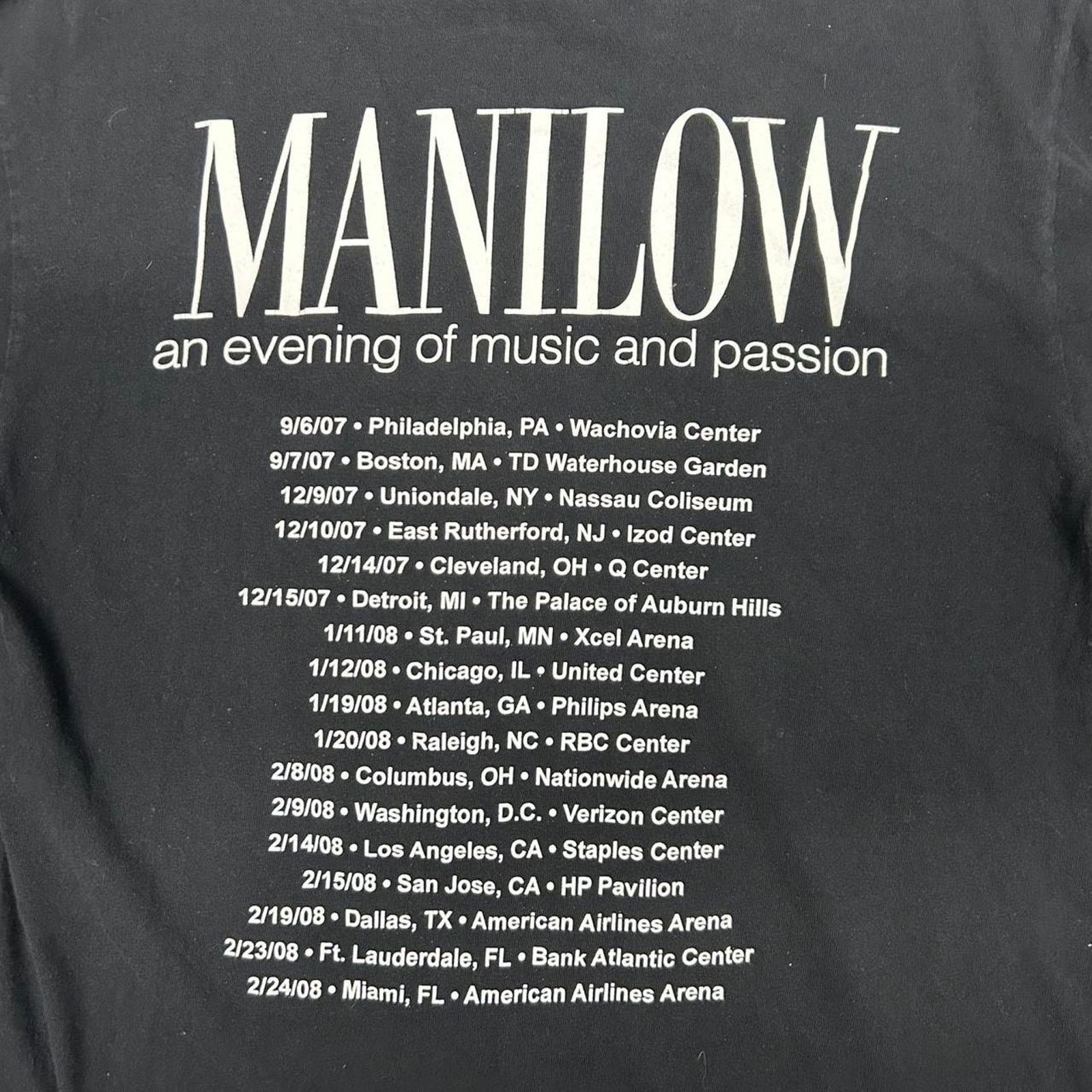Other Manilow 2008 tour tee Size US L / EU 52-54 / 3 - 6 Thumbnail