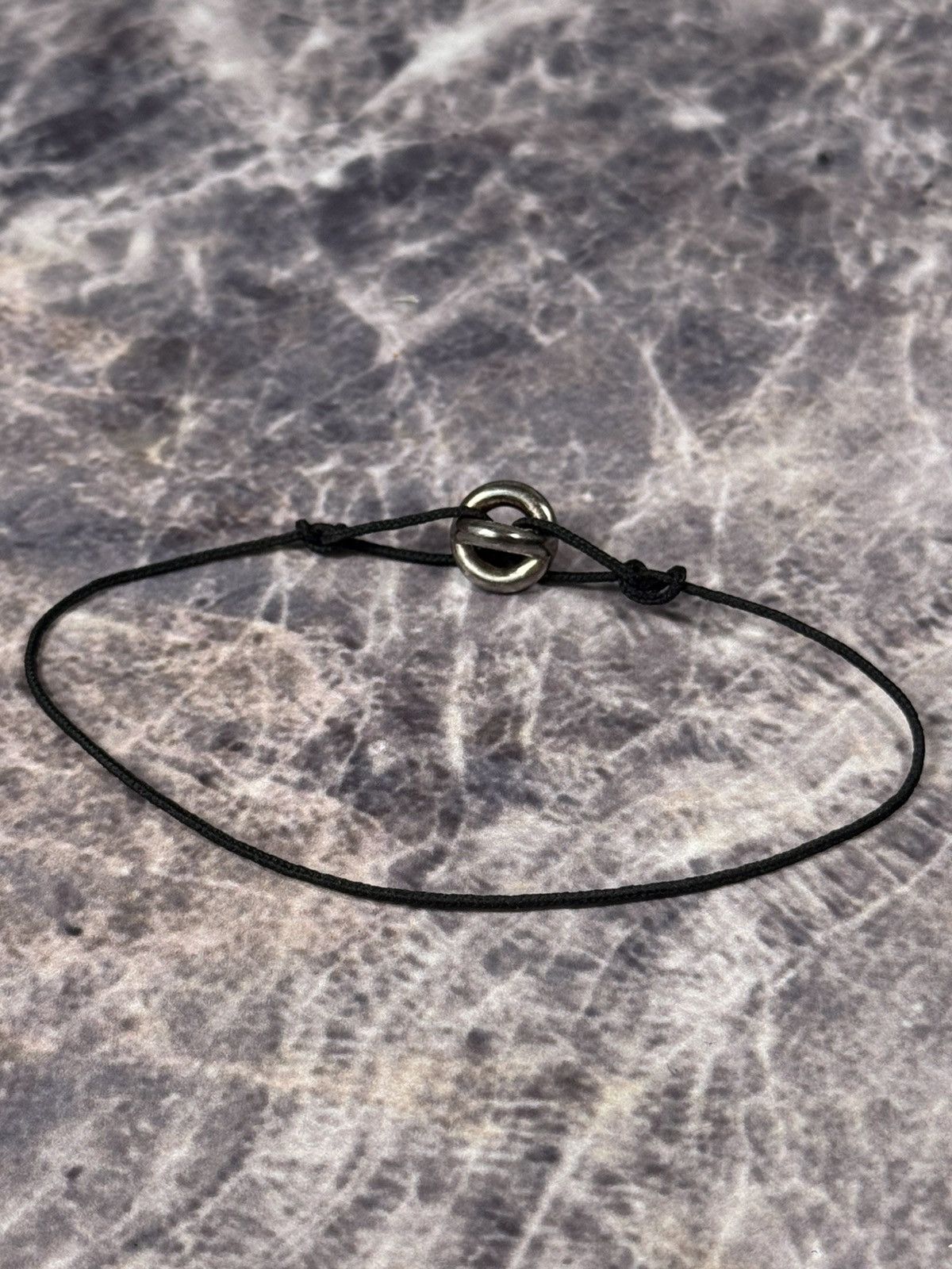 Le Gramme Le Gramme Bracelet Interlaced Cord Silver Black 3g Size ONE SIZE - 17 Thumbnail